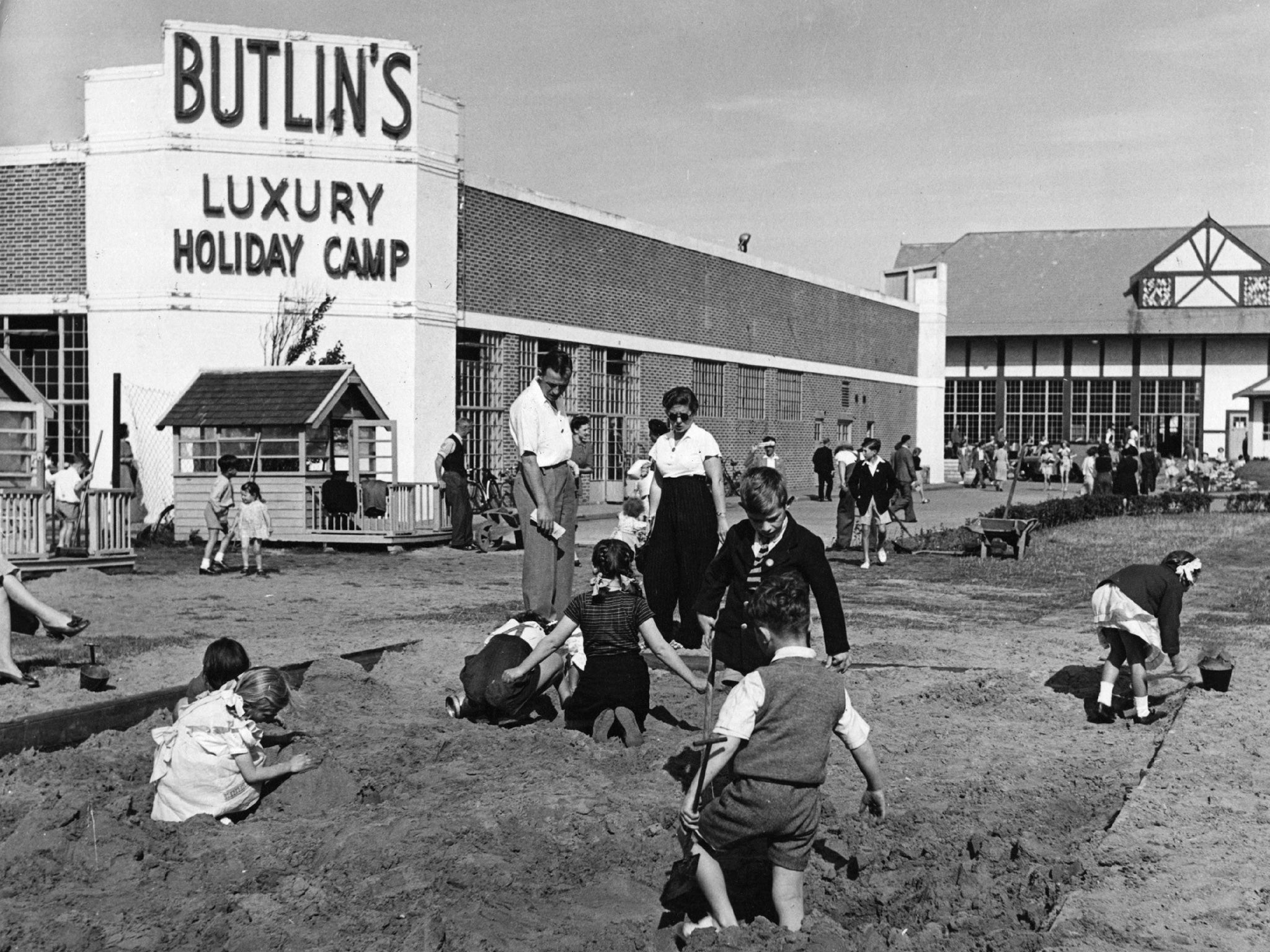 The first Butlin's camp opened in Skegness in 1936 (Hulton/Getty)