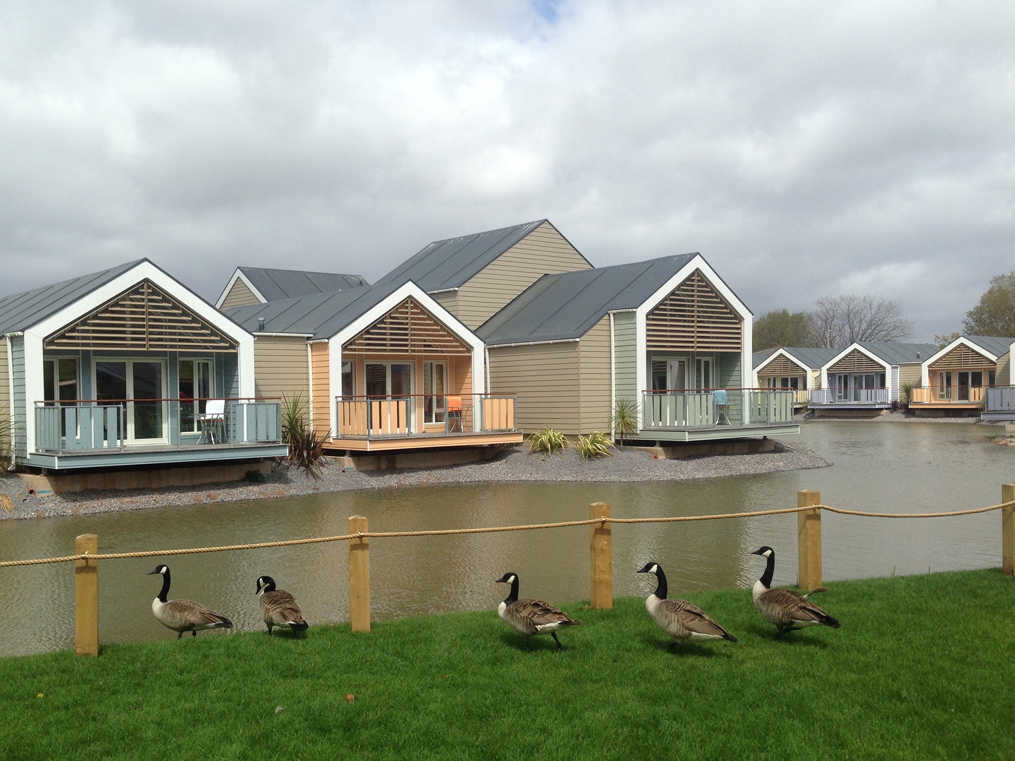 Butlin's has pulled down some of its old chalets and replaced them with accommodation that has the look and feel of an upmarket housing estate