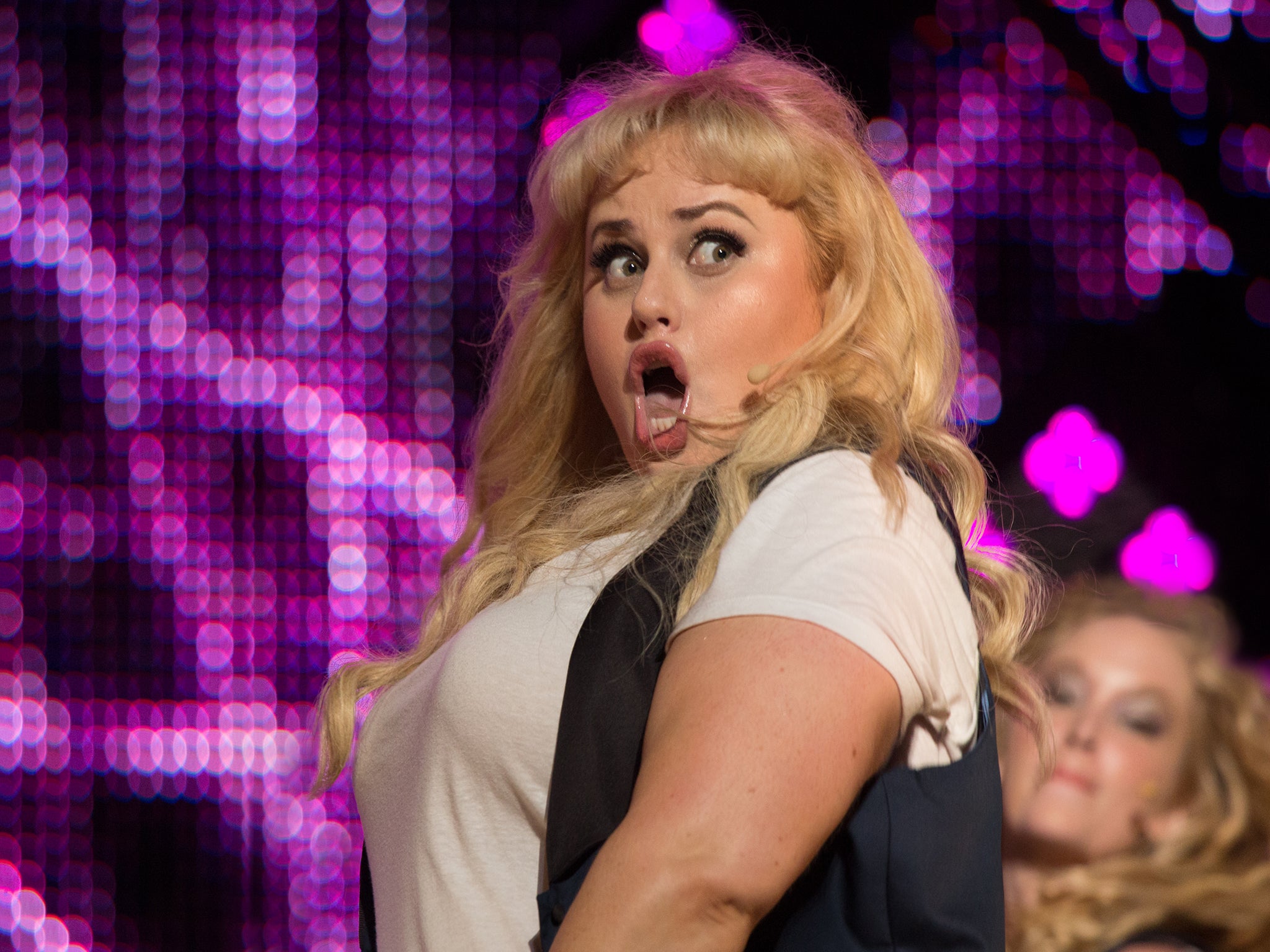 Rebel Wilson as fan favourite Fat Amy in Pitch Perfect 2