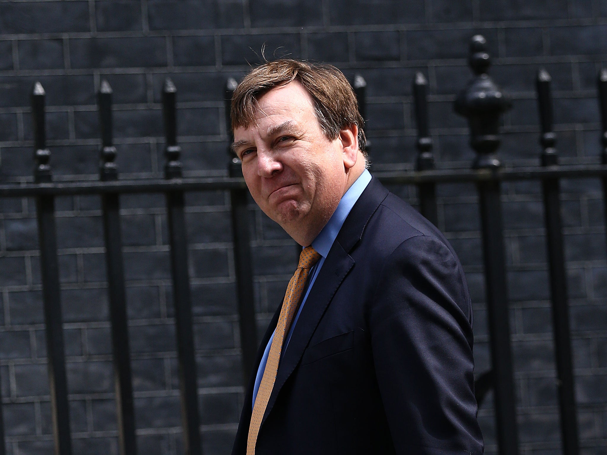 John Whittingdale strolls up to Number 10 earlier this week