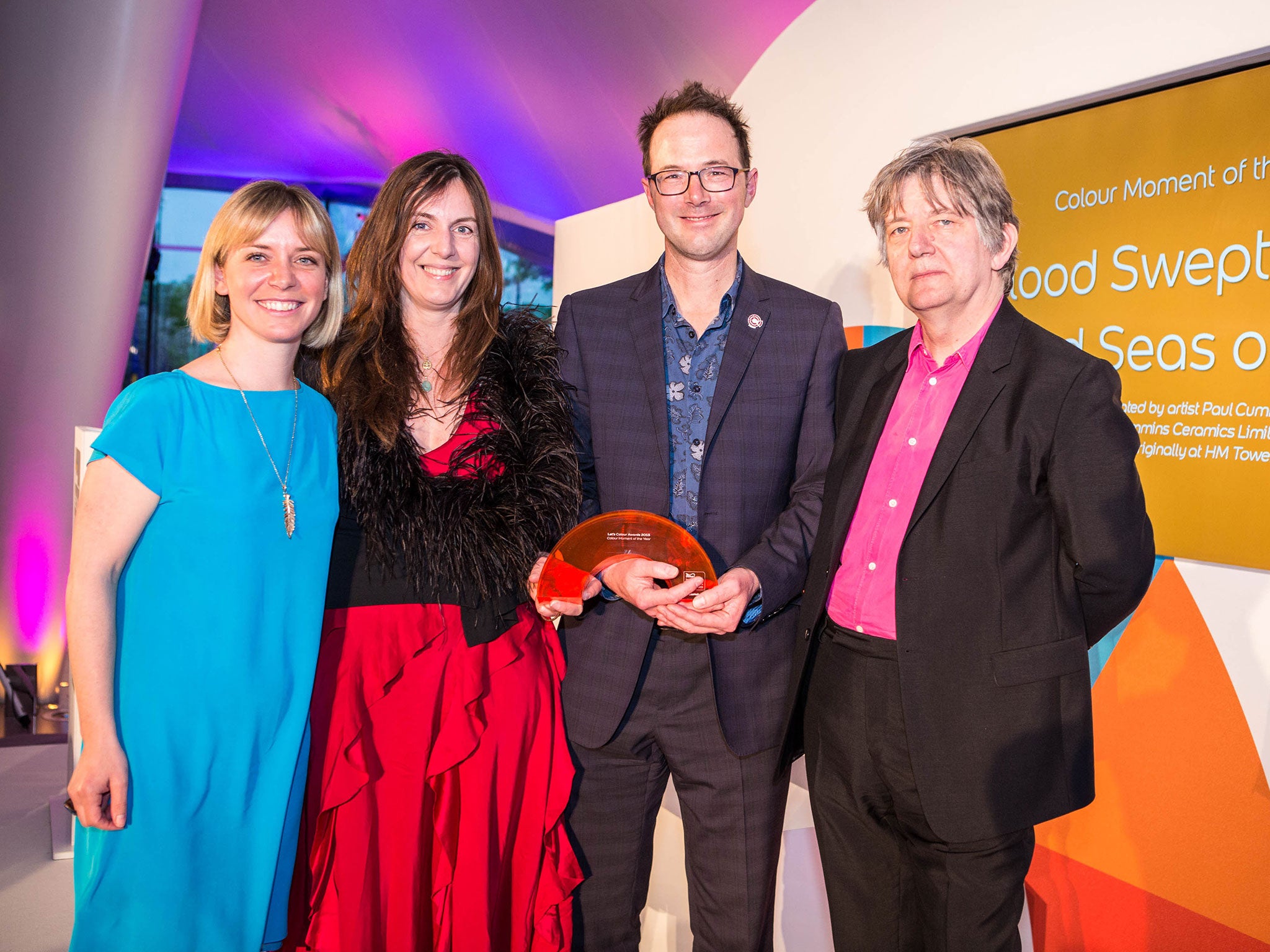 'Blood Swept Lands and Seas of Red' installation at the Tower of London was voted Britain's Colour Moment of the Year (Let's Colour Awards/Dulux)