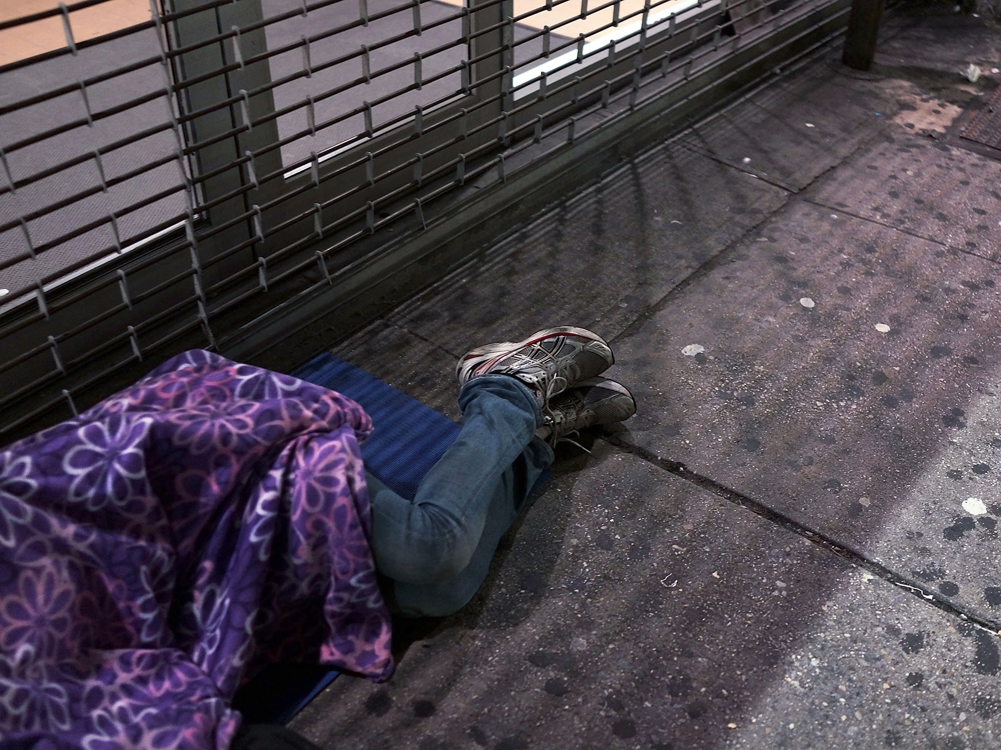 For decades the number of homeless people in US cities