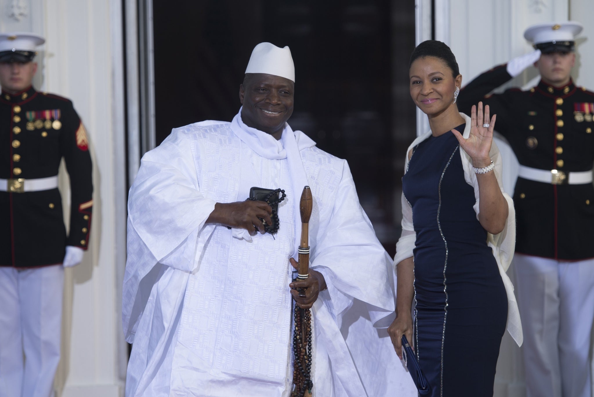 Jammeh went to the White House in 2014 for the Africa Leaders Summit