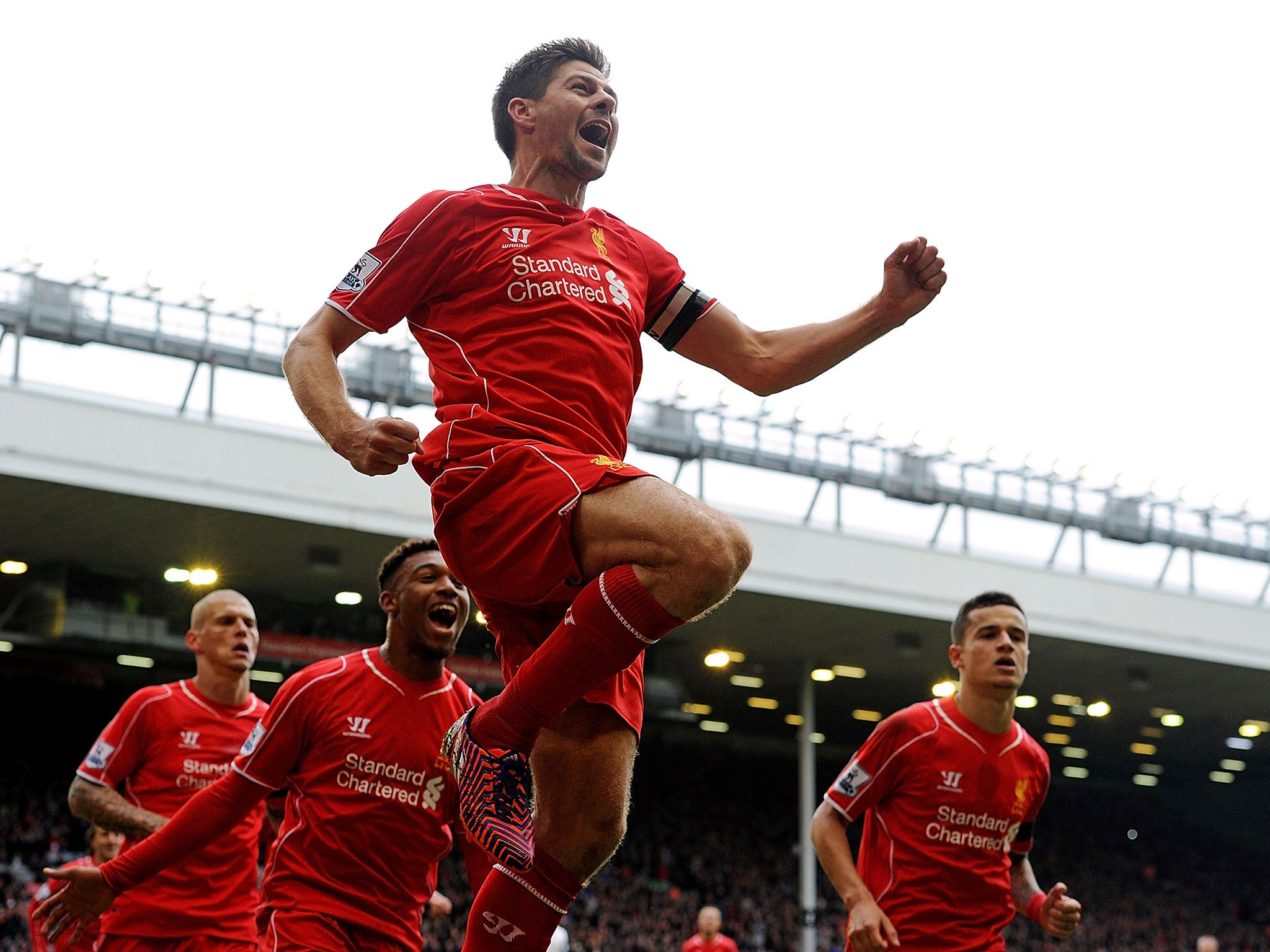 Steven Gerrard plays his final game at Anfield on Saturday