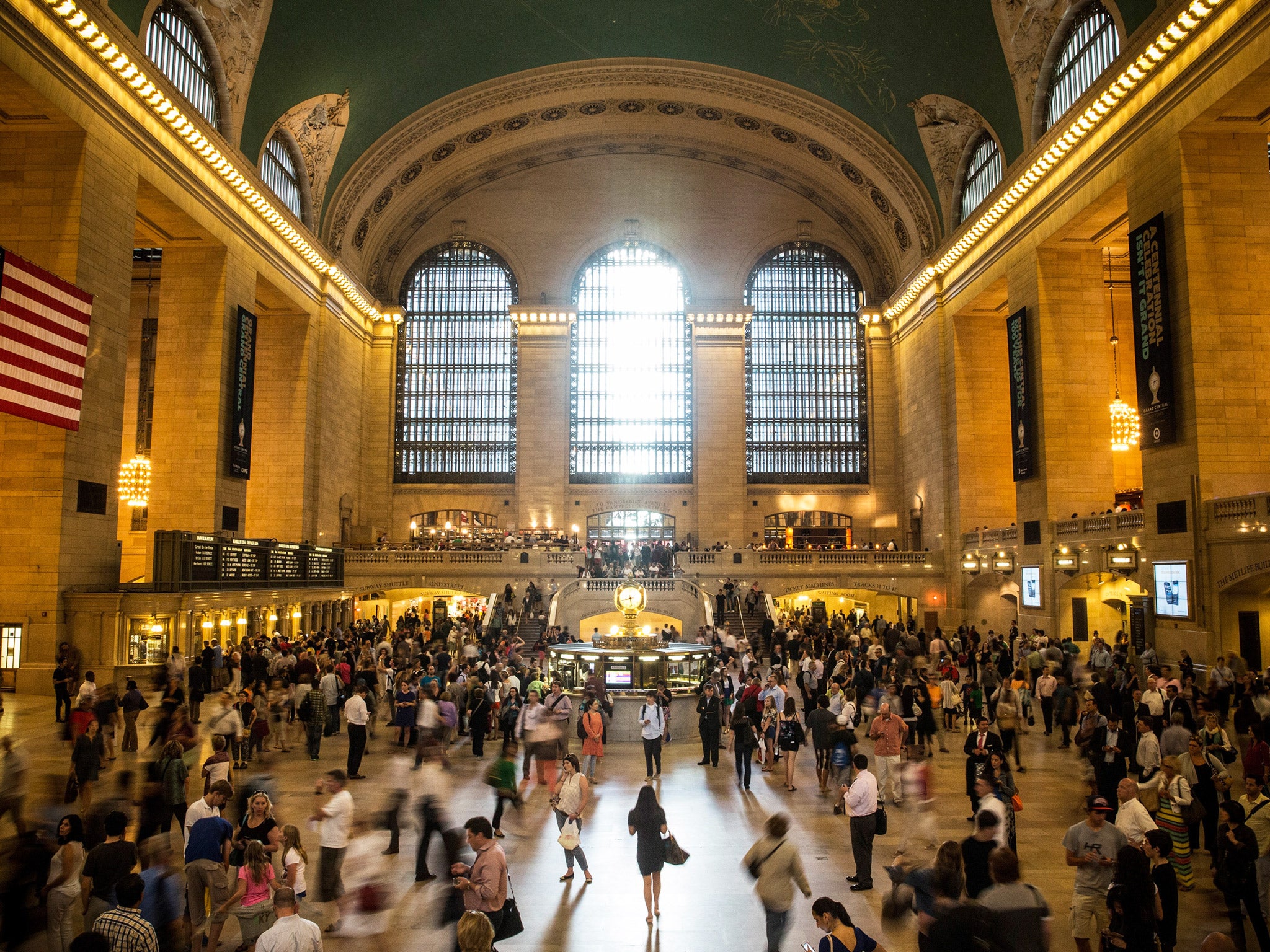 Bustling: Grand Central Station today