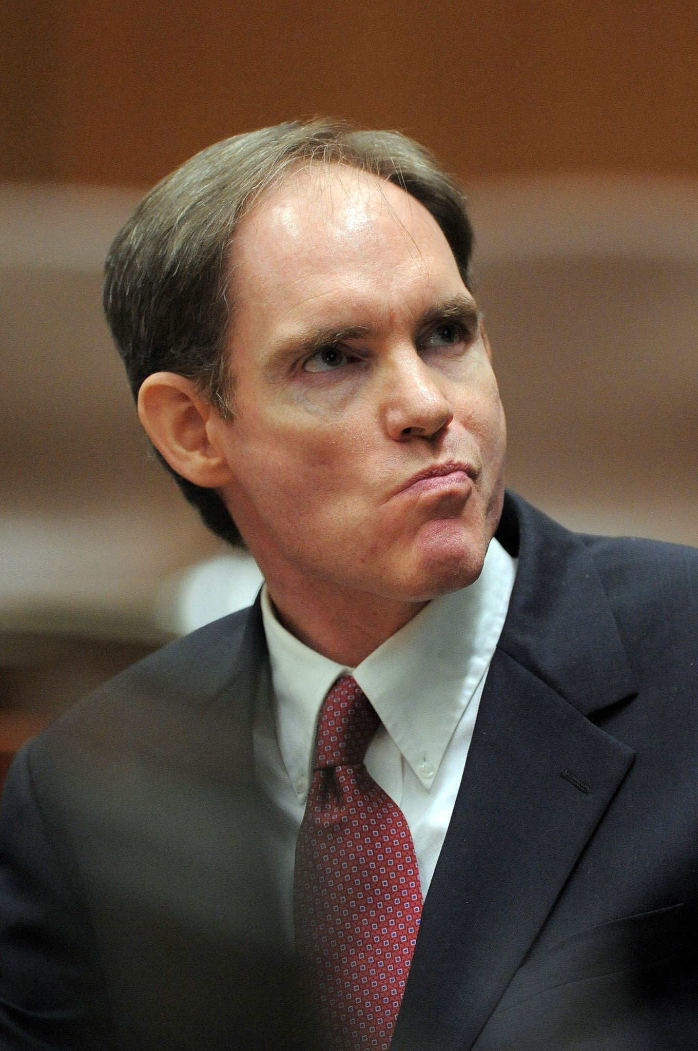 Cameron Brown in Los Angeles Superior Court during his second trial on murder charges in the death of his 4-year-old daughter, Lauren Sarene Key, in November, 2000