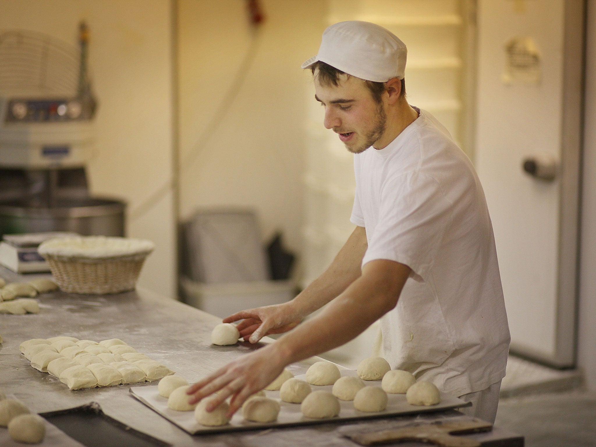 Rising star: Vincent Talleau at the Artisan Baking Company in London