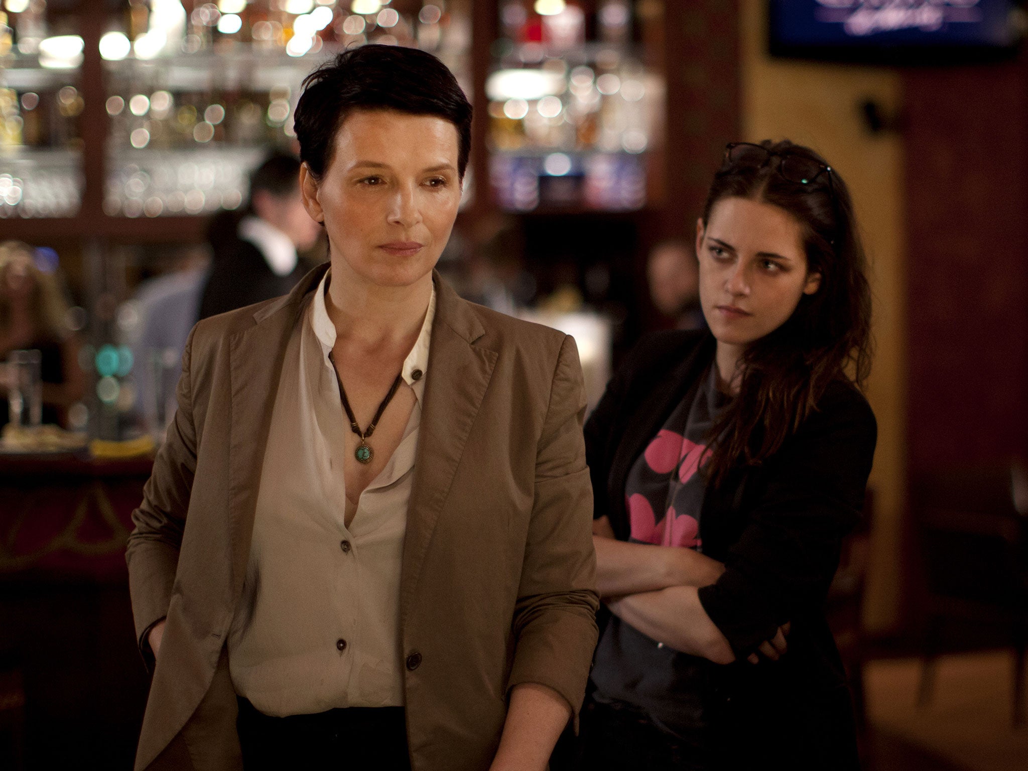 Juliette Binoche and Kristen Stewart in ‘Clouds of Sils Maria’