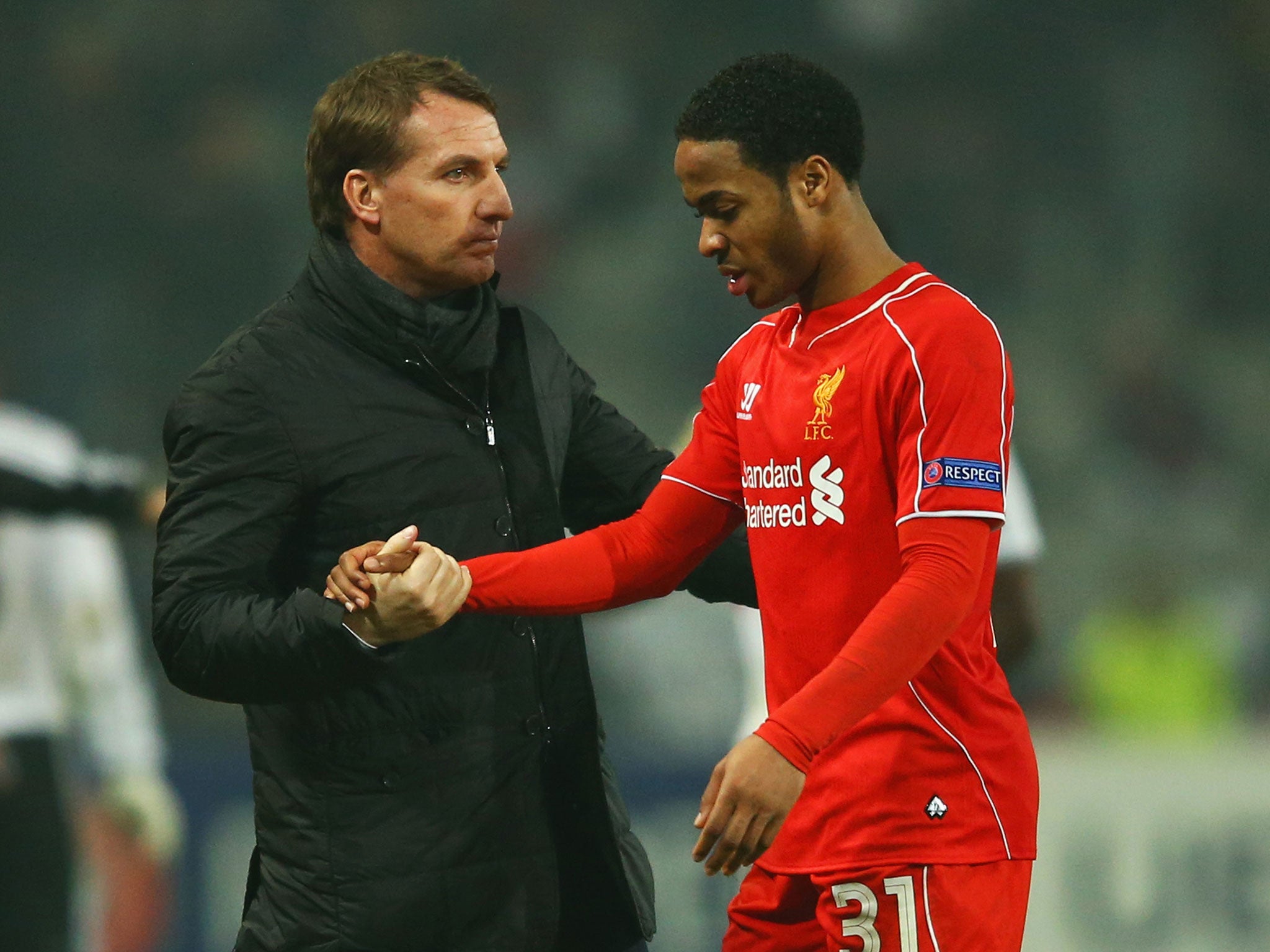 Sterling payed tribute to Rodgers despite their relationship souring as the player pushed for a move away from Anfield (Getty)