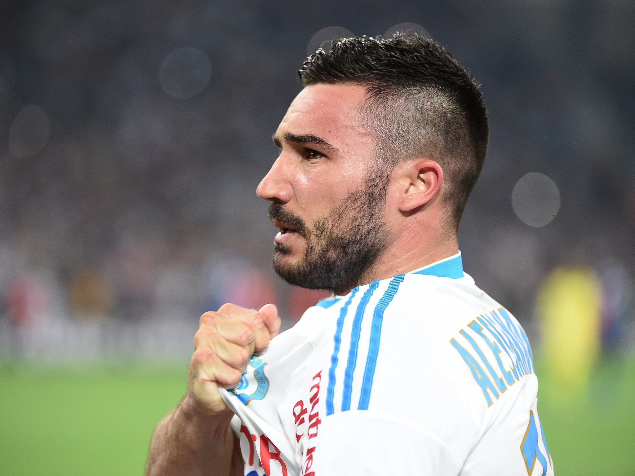 Romain Allesandrini celebrates after scoring a late winner against Monaco