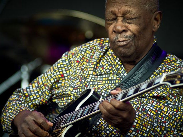 BB King at the Glastonbury Festival in 2011