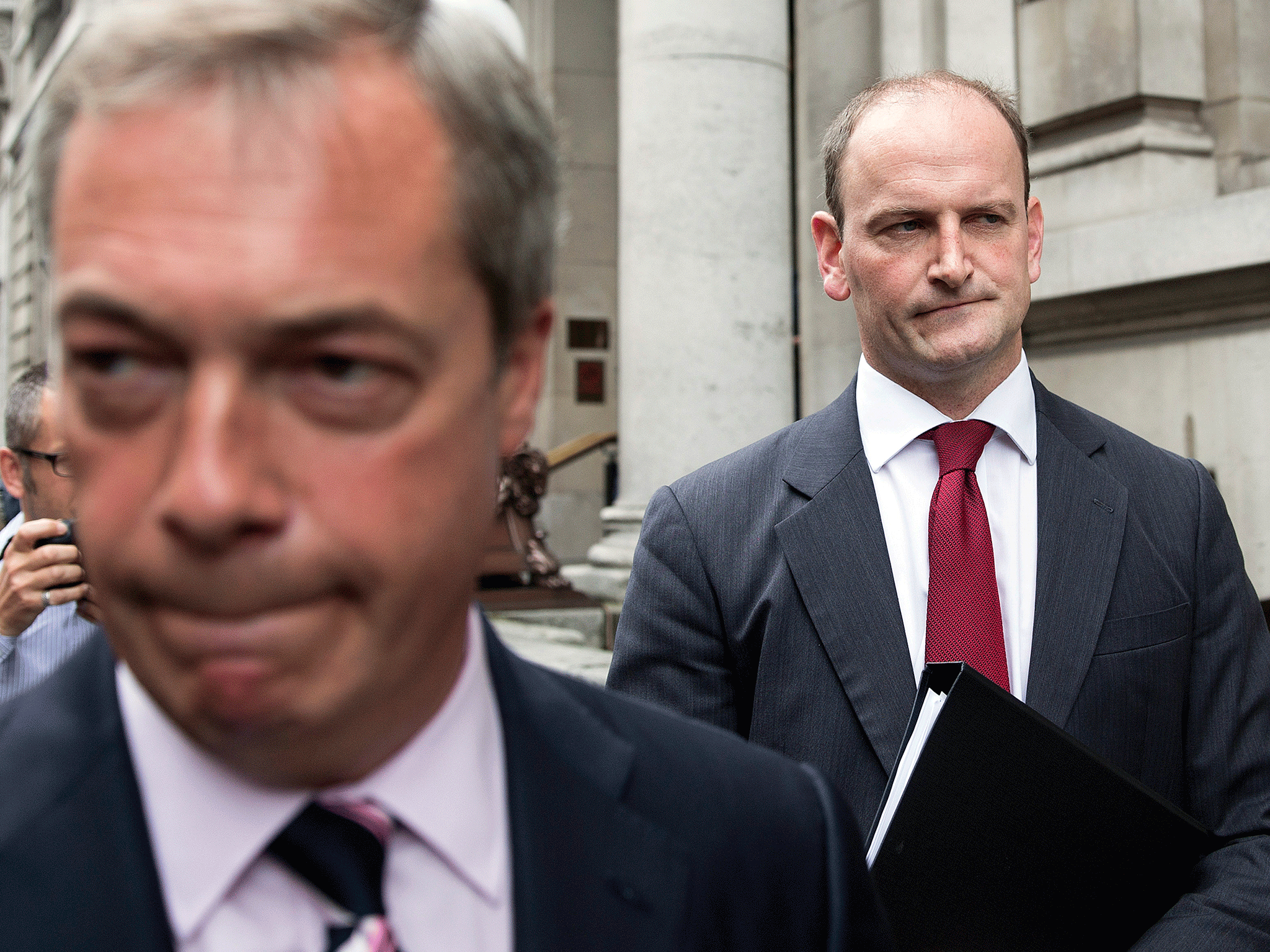 Douglas Carswell claimed Farage's comments on immigrants with HIV were 'ill-advised'