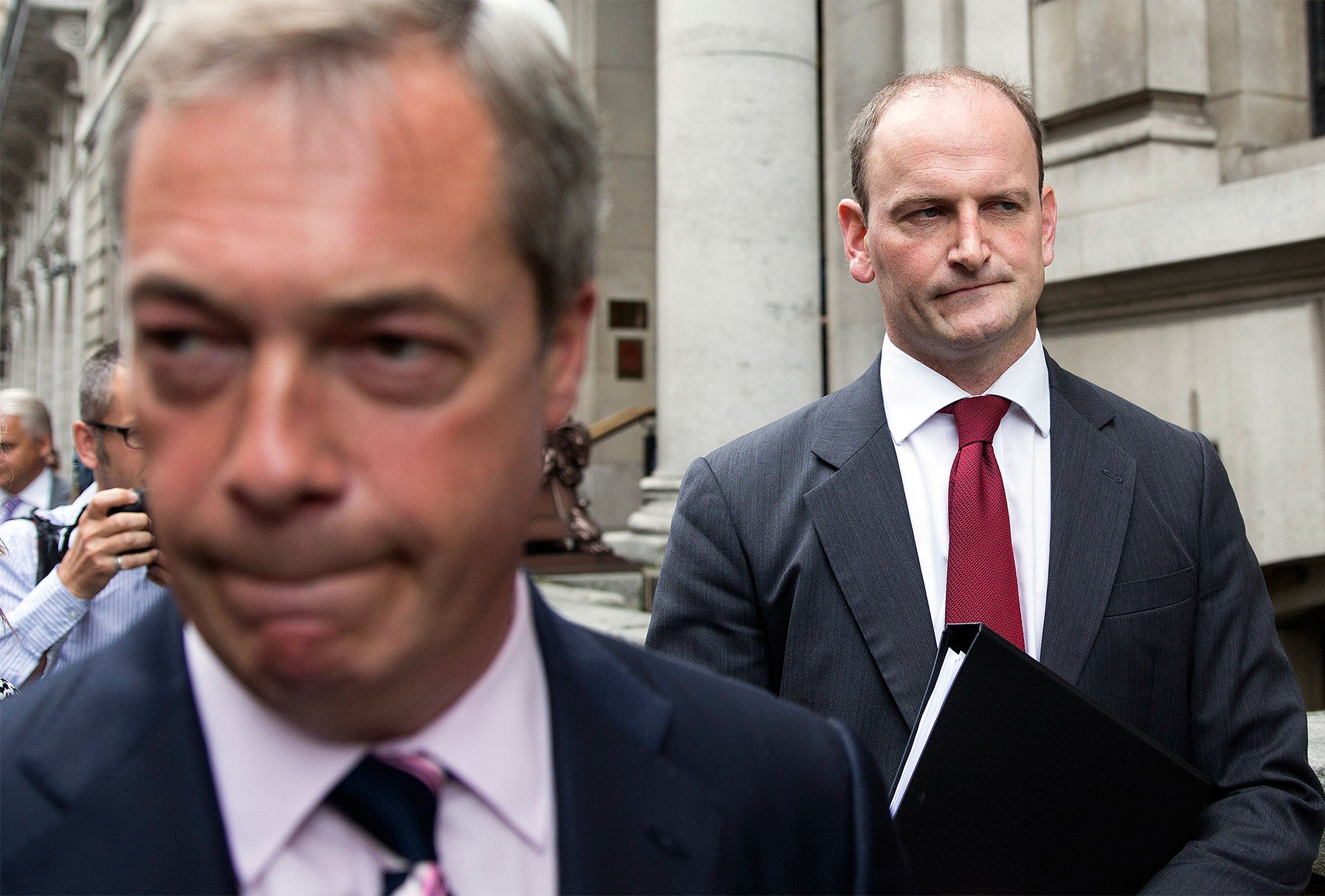 Douglas Carswell claimed Farage's comments on immigrants with HIV were 'ill-advised'