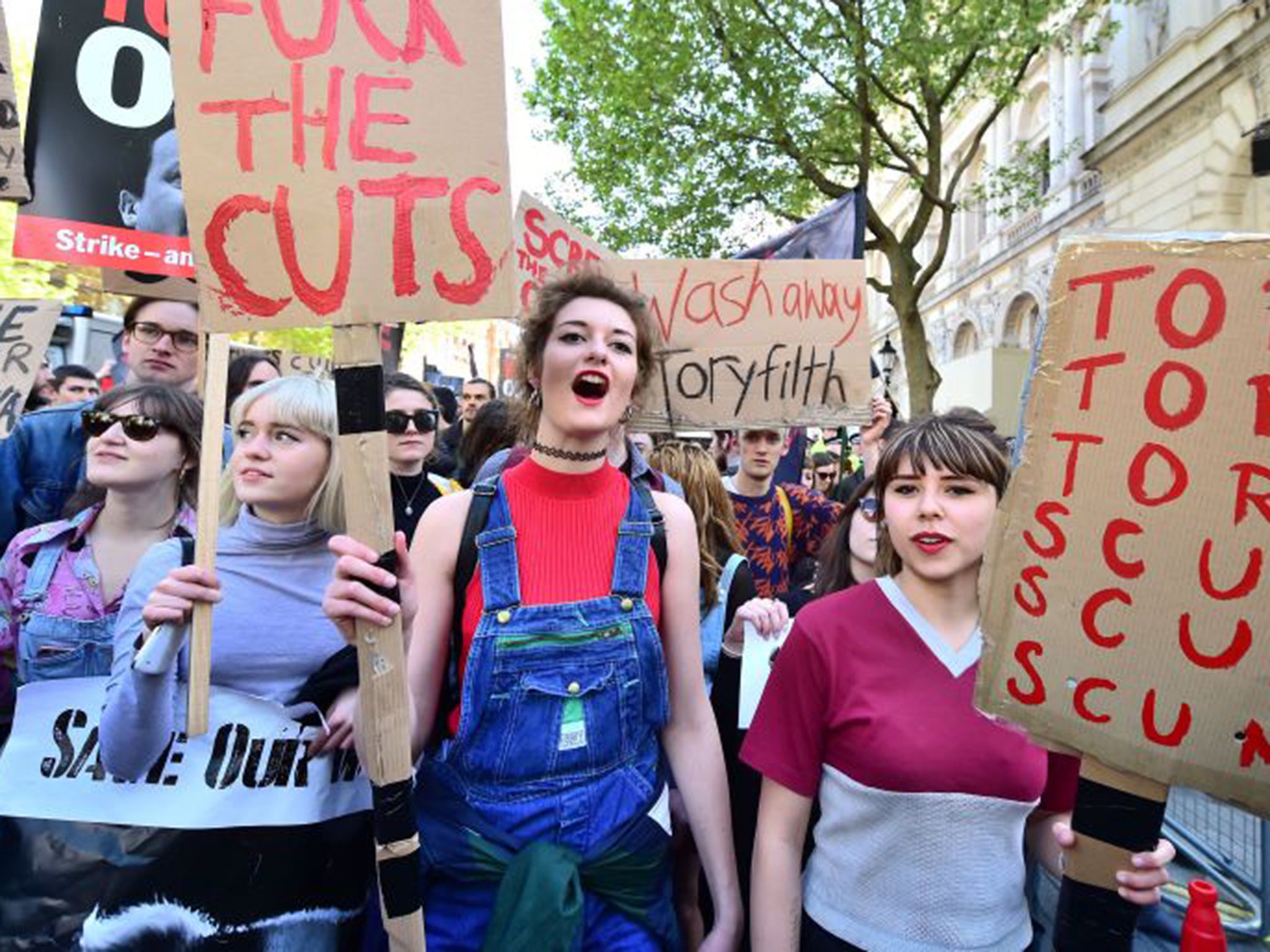 The anti-austerity demonstration in London last weekend