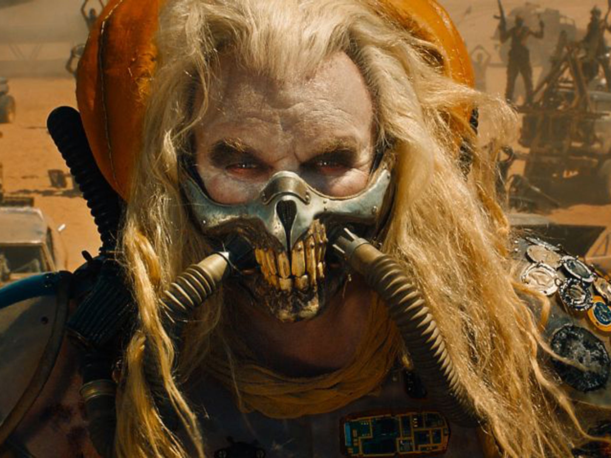 Hugh Keays-Byrne plays Immortan Joe, the terrifying gang leader, in the new film