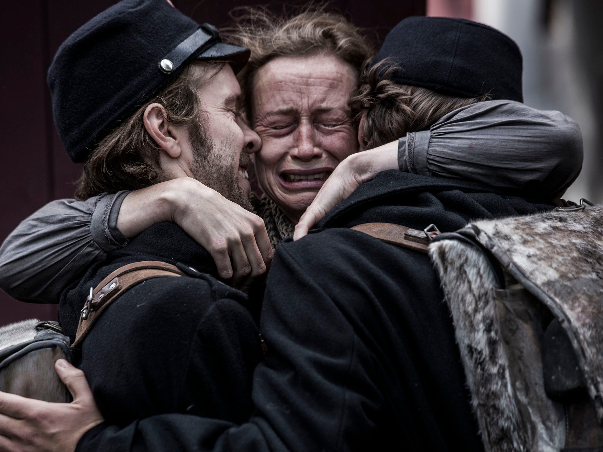 Great Danes: Jens Saetter-Lassen, Sarah Boberg and Jakob Oftebro in ‘1864’