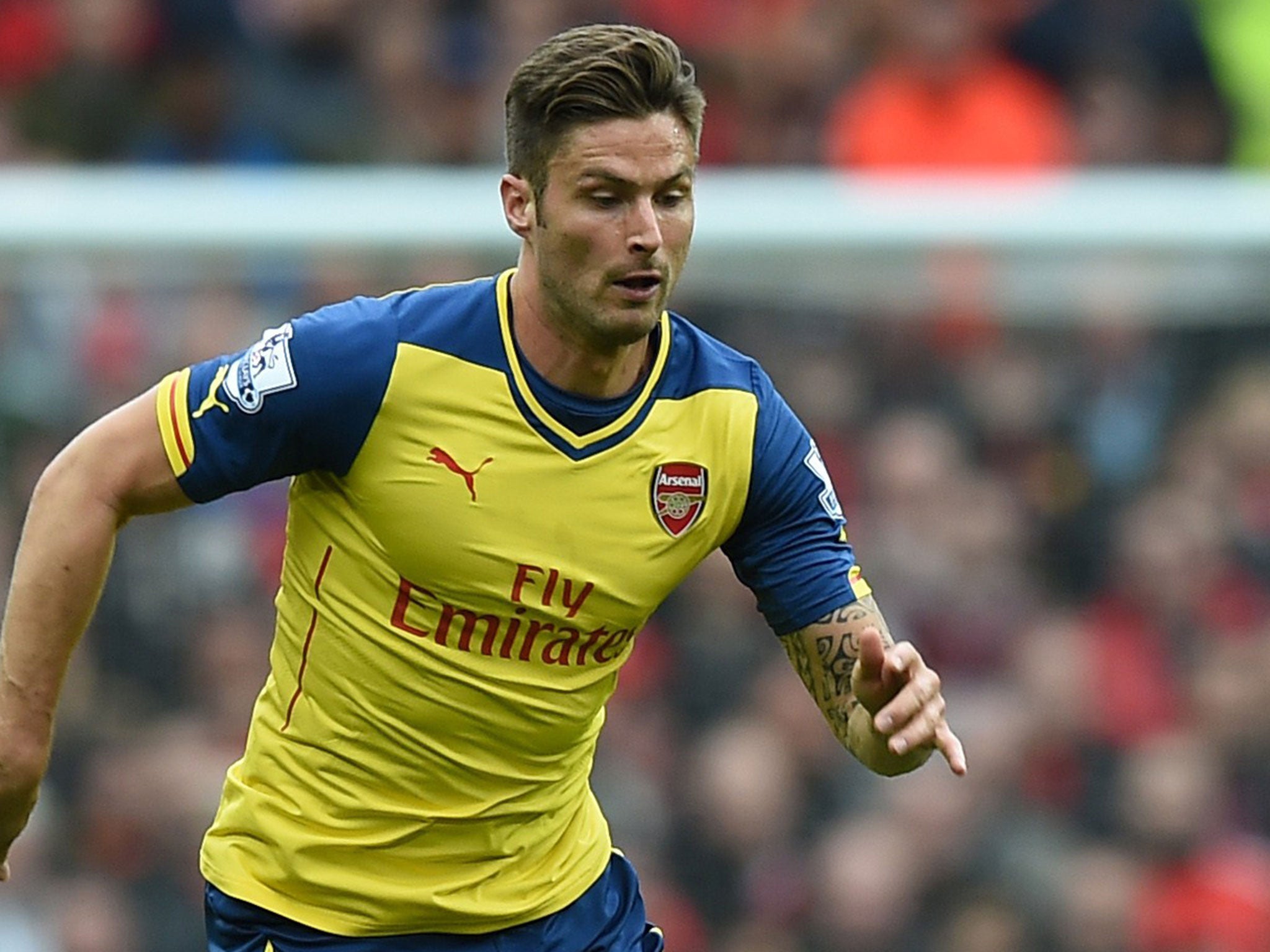 Giroud can't lead Arsenal to the Premier League trophy