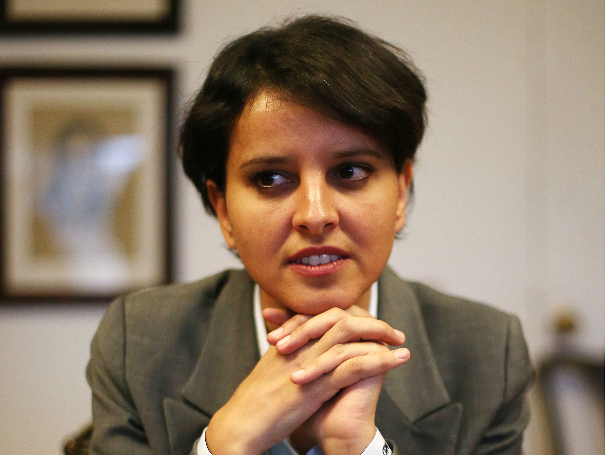 Najat Vallaud Belkacem is facing strikes from seven teaching unions