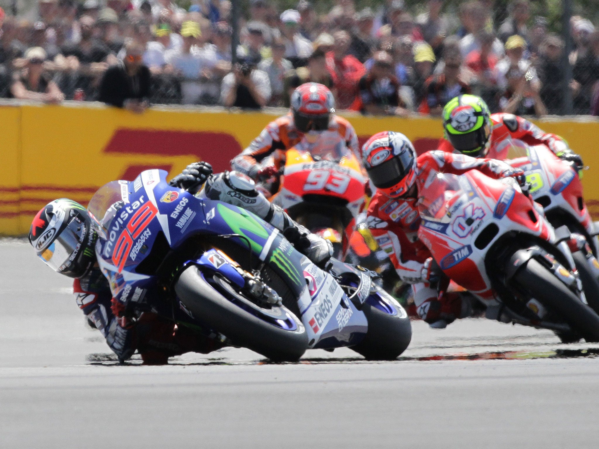 Jorge Lorenzo leads the field