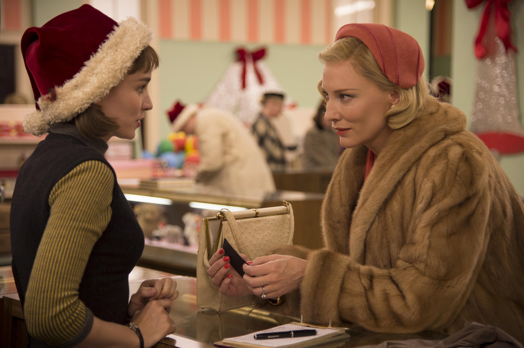 Rooney Mara and Cate Blanchett star in Carol