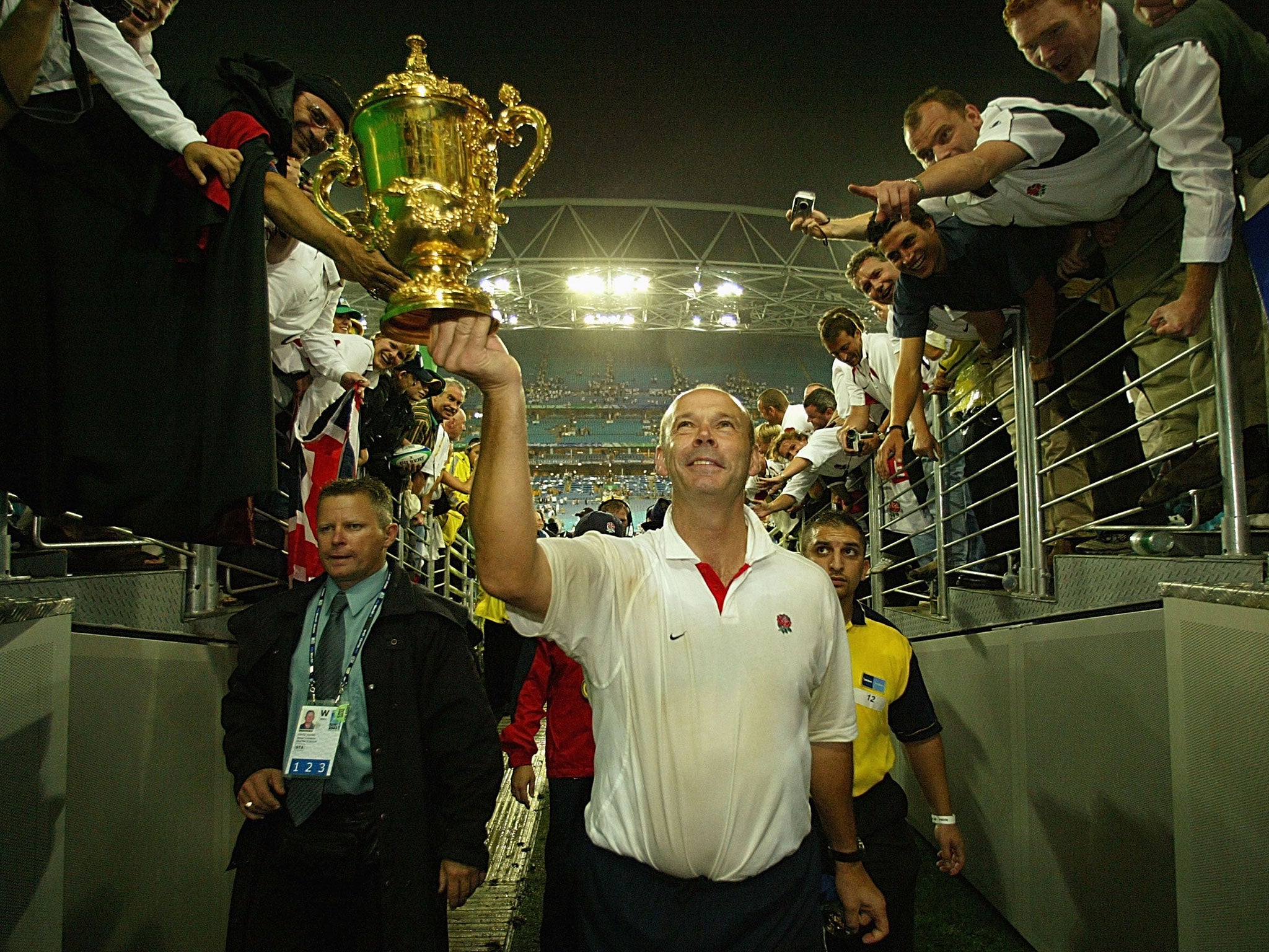 Woodward lead England to World Cup glory in 2003 (Getty)