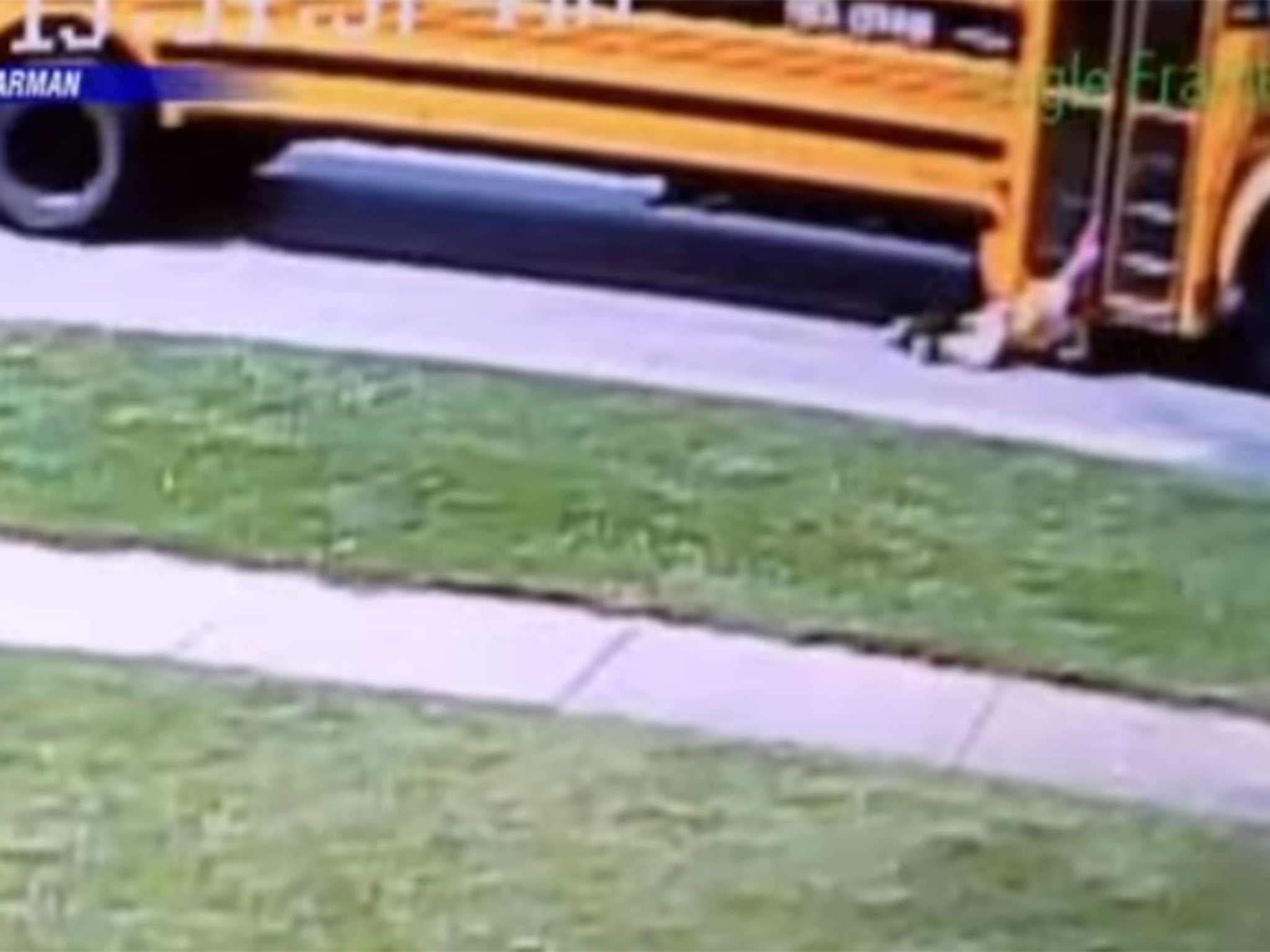 Girl got dragged over 100ft by the school bus