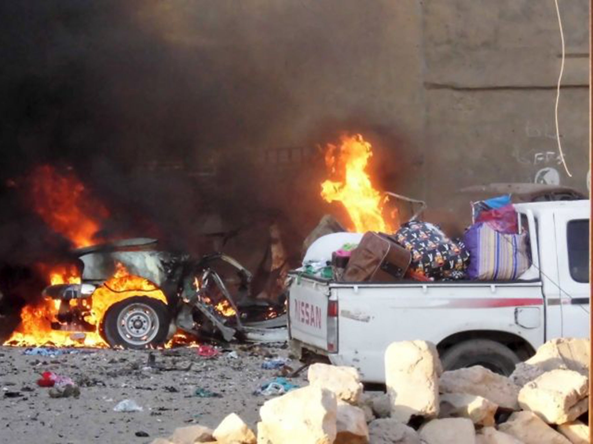 Several foreign suicide bombers are believed to have died in the battle for Ramadi in Iraq