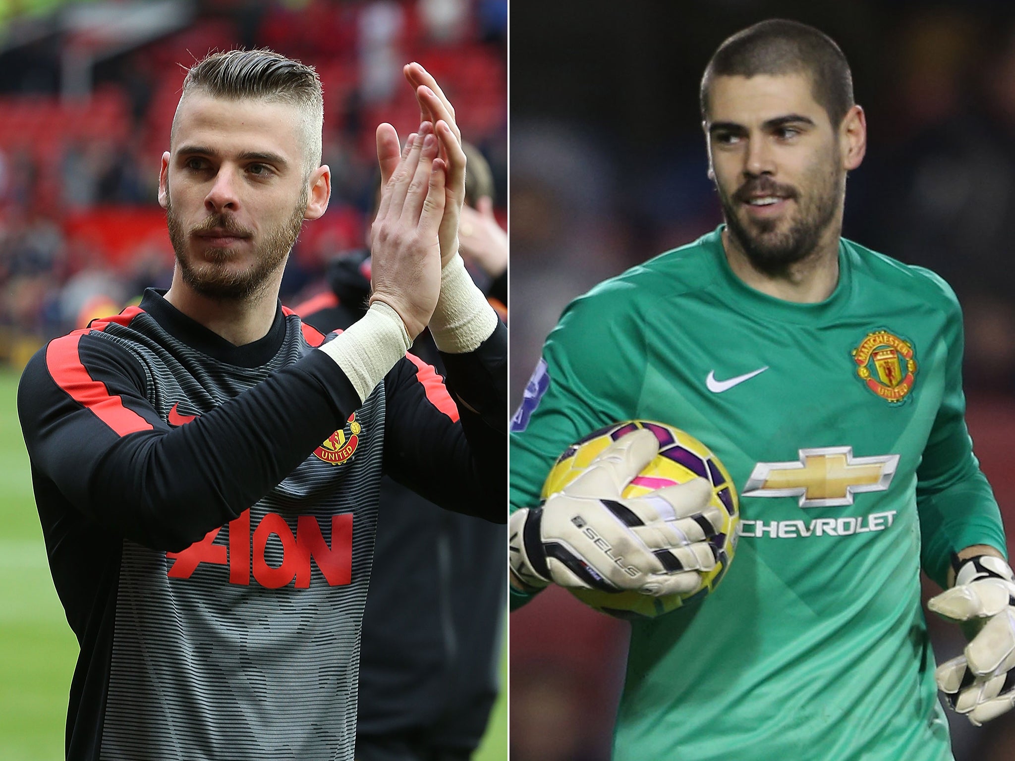 David de Gea and Victor Valdes