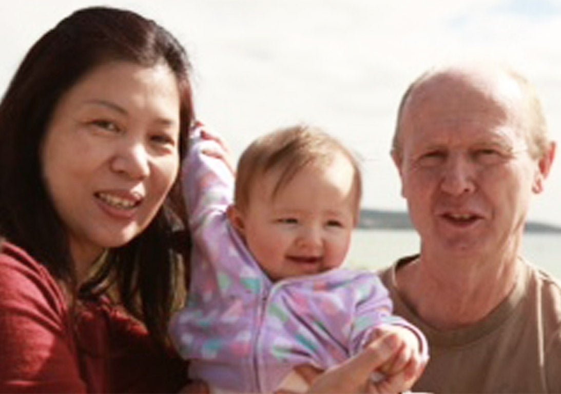 David Farnell and his wife Wendy with Gammy’s sister, Pipah