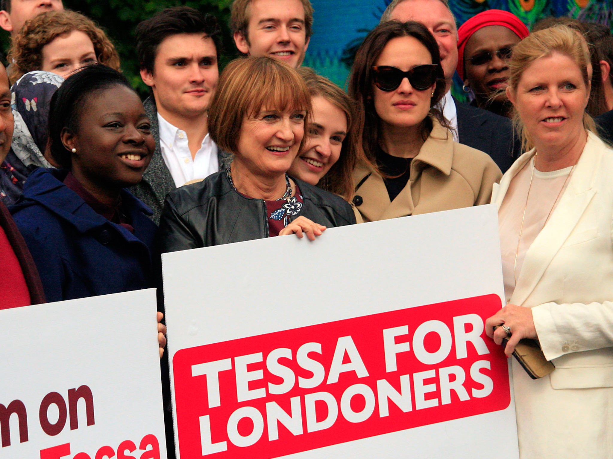 Dame Tessa unveiled her campaign in Brixton (Tessa for London/PA)