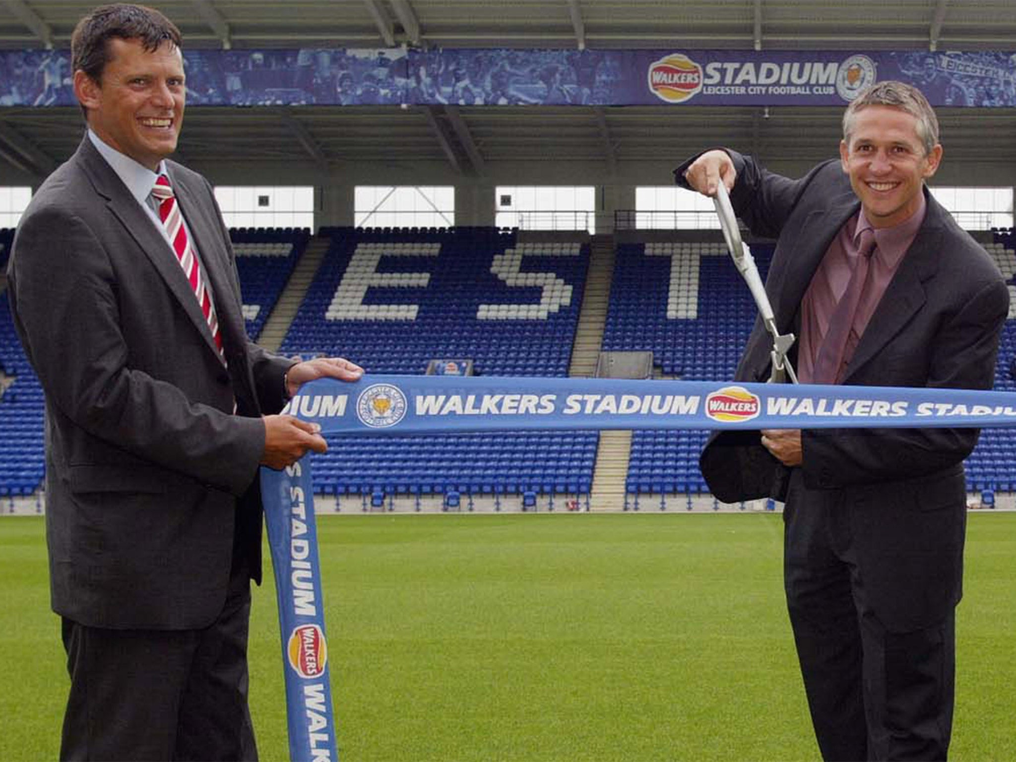 Martin Glenn, left, is the man who signed Gary Lineker as the face of Walkers Crisps