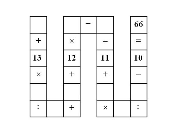 Arithmetic snake: the new brain teaser from the East