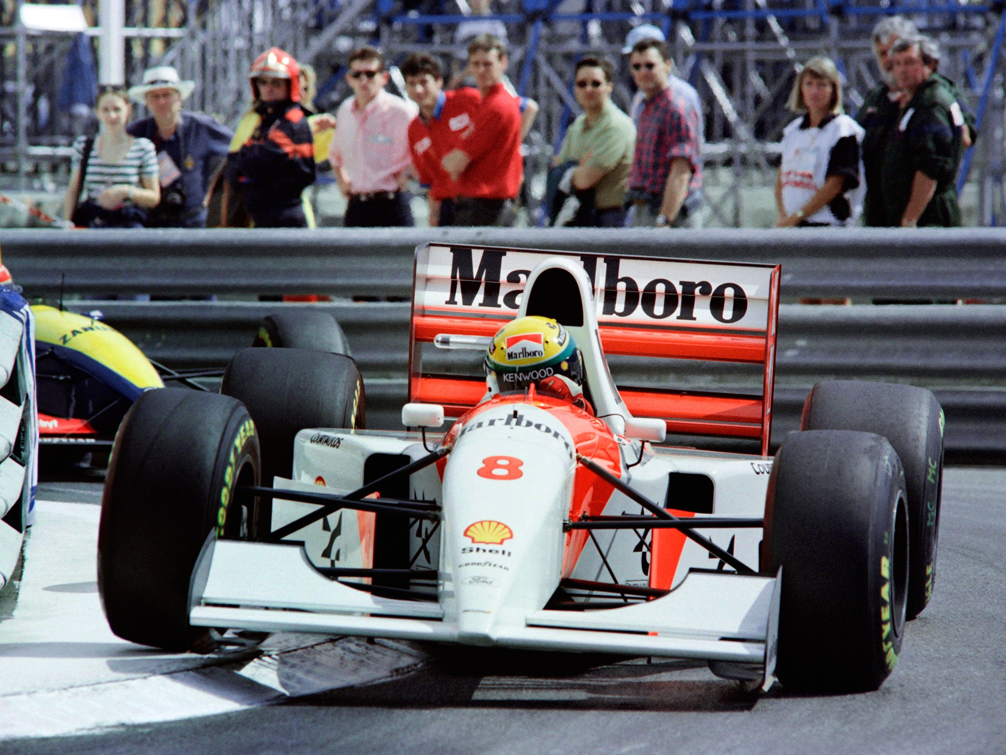 Ayrton Senna holds a record six wins around the streets on Monaco