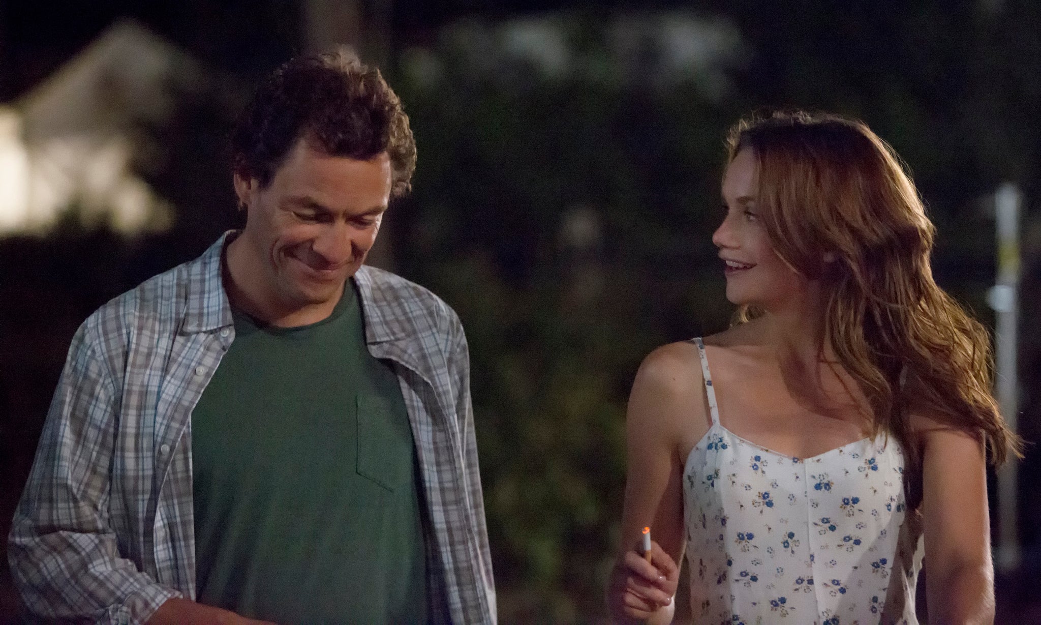 Dominic West as Noah Solloway and Ruth Wilson as Alison Bailey in The Affair