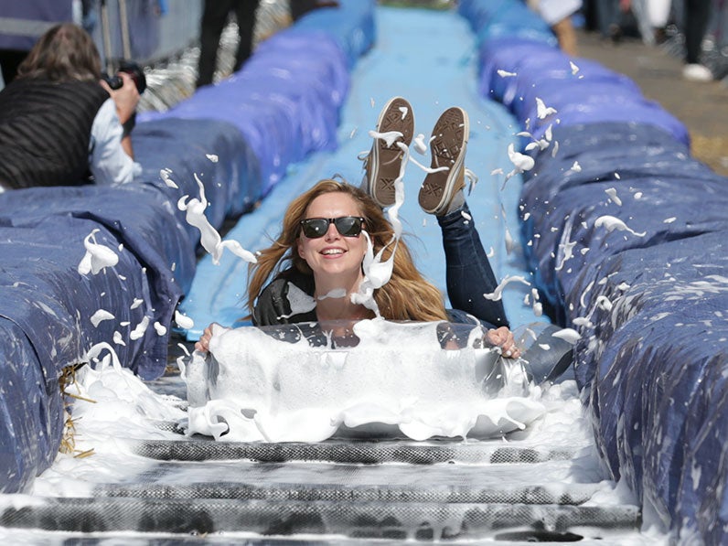 The water slide in Bristol