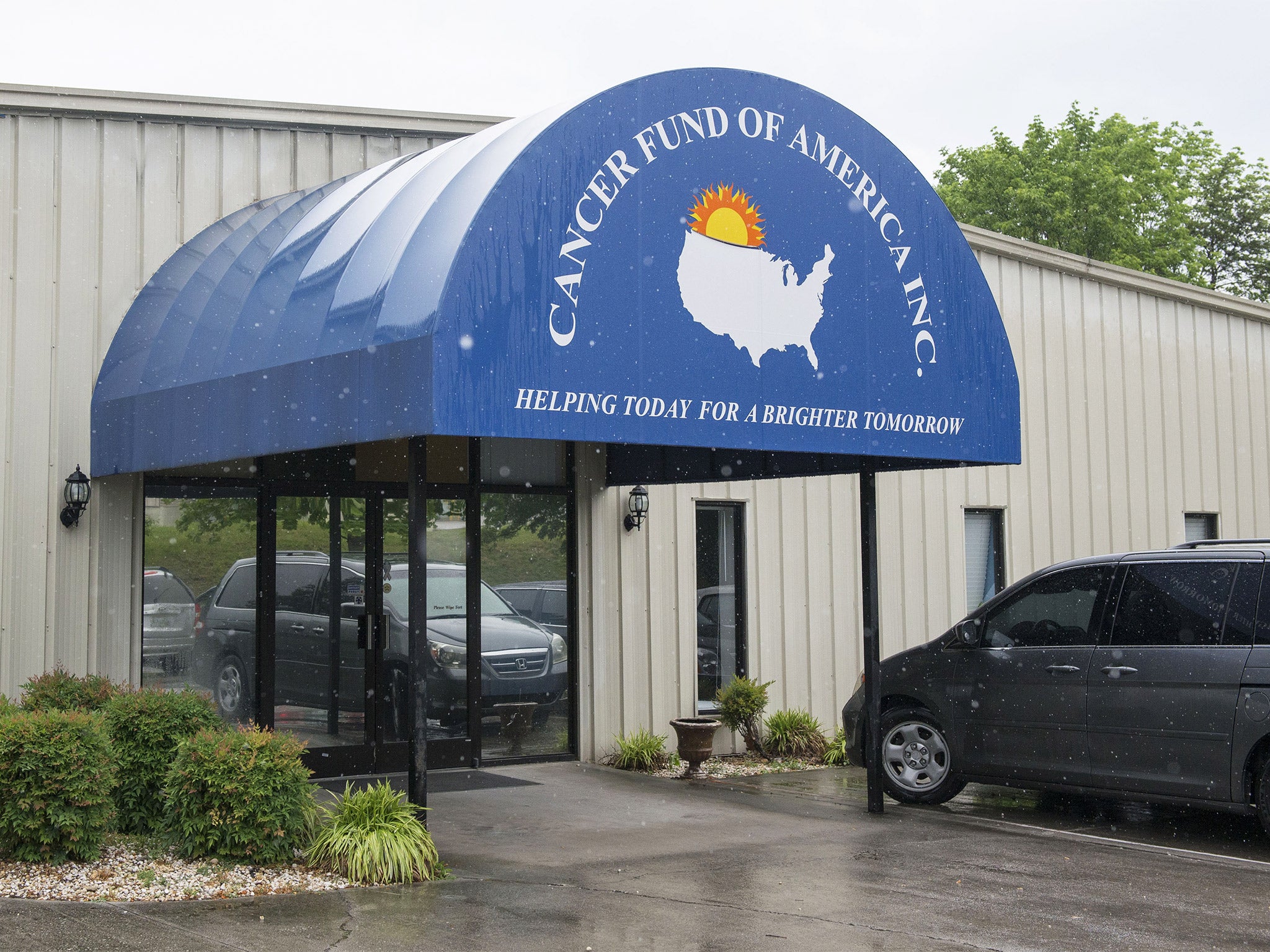 The headquarters of the Cancer Fund of America, in Knoxville, Tennessee