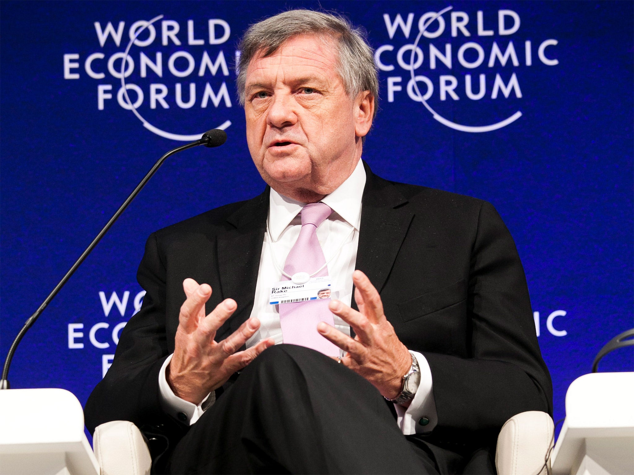 Sir Mike Rake, president of the Confederation of British Industry (CBI)