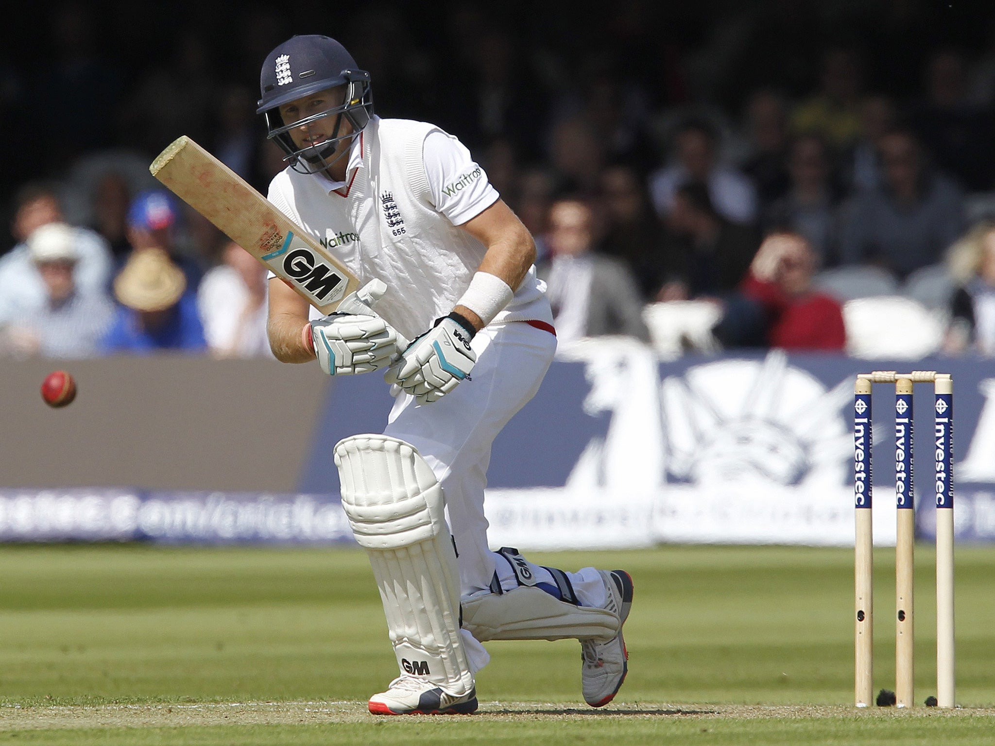 Joe Root reached 80 by tea