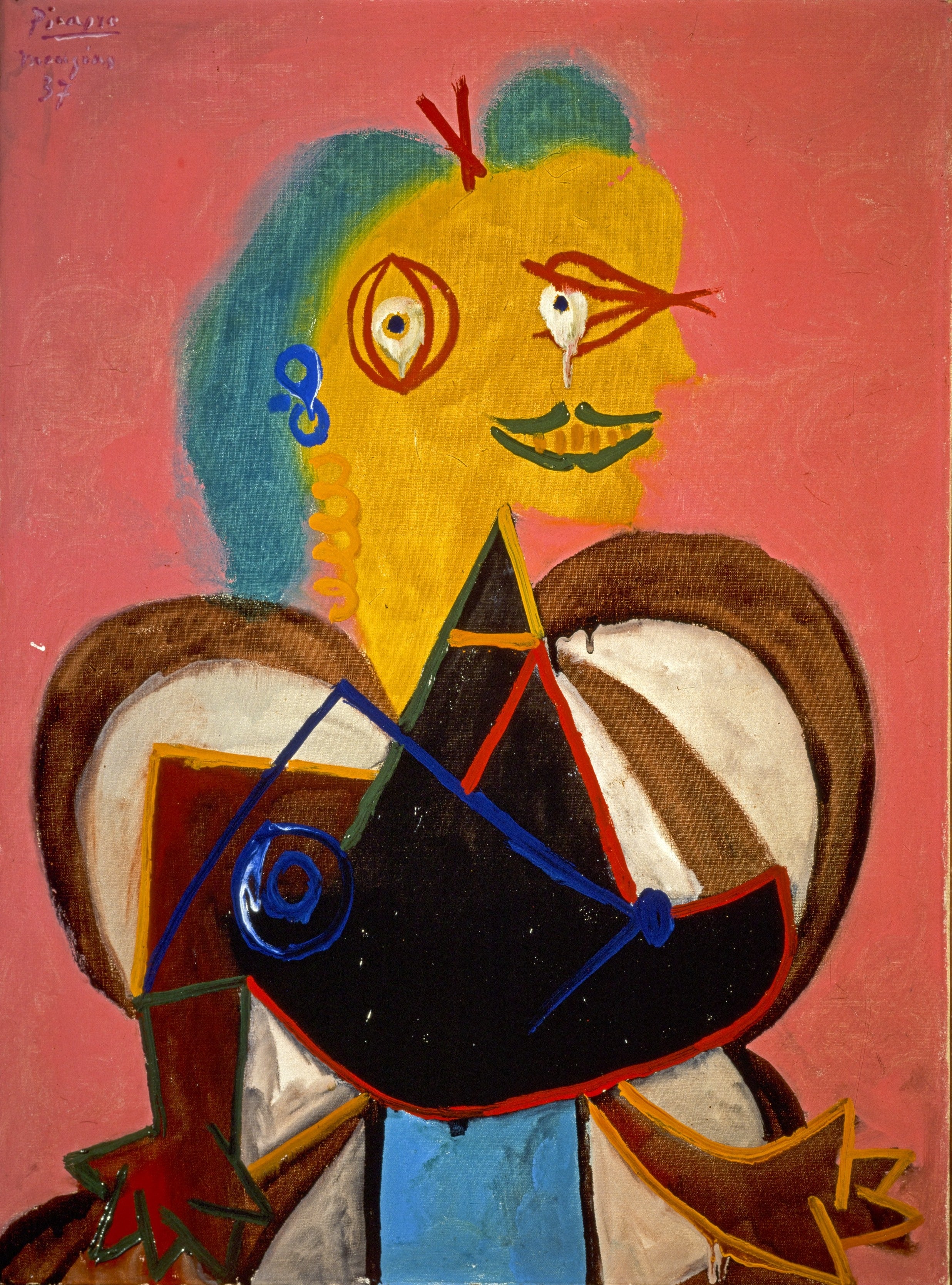 Picasso's portrait of Lee Miller. Copyright Succession Picasso/DACS, London 2015