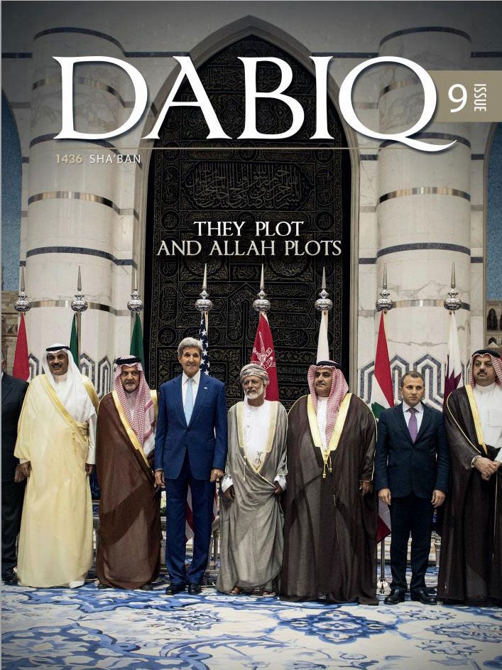 The article appeared in the latest issue of Isis propaganda magazine Dabiq