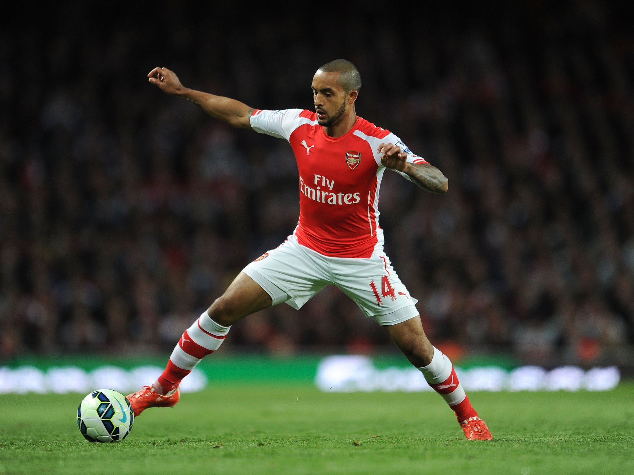 Arsenal forward Theo Walcott