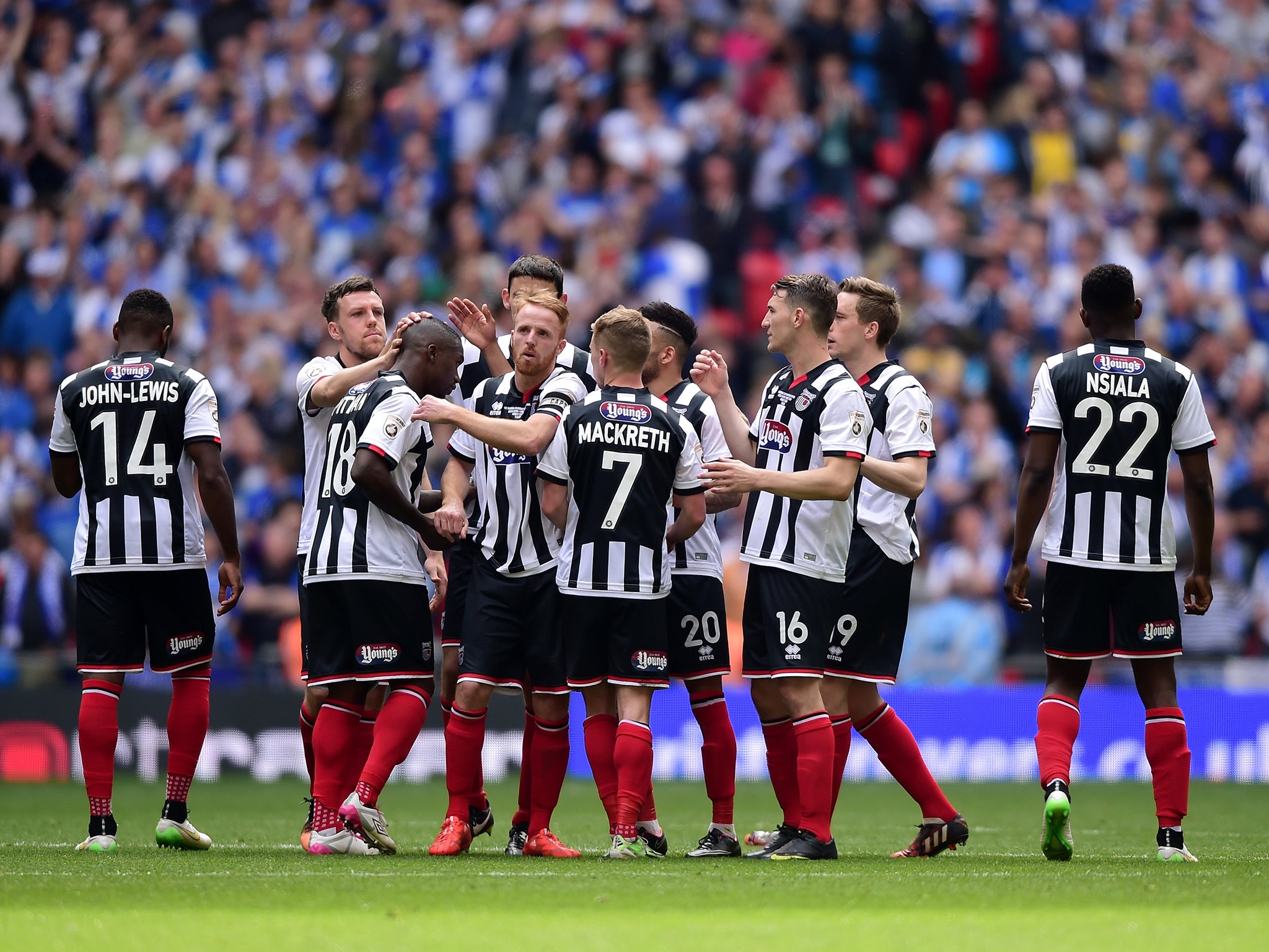 Grimsby missed out on play-off promotion after a penalty shootout