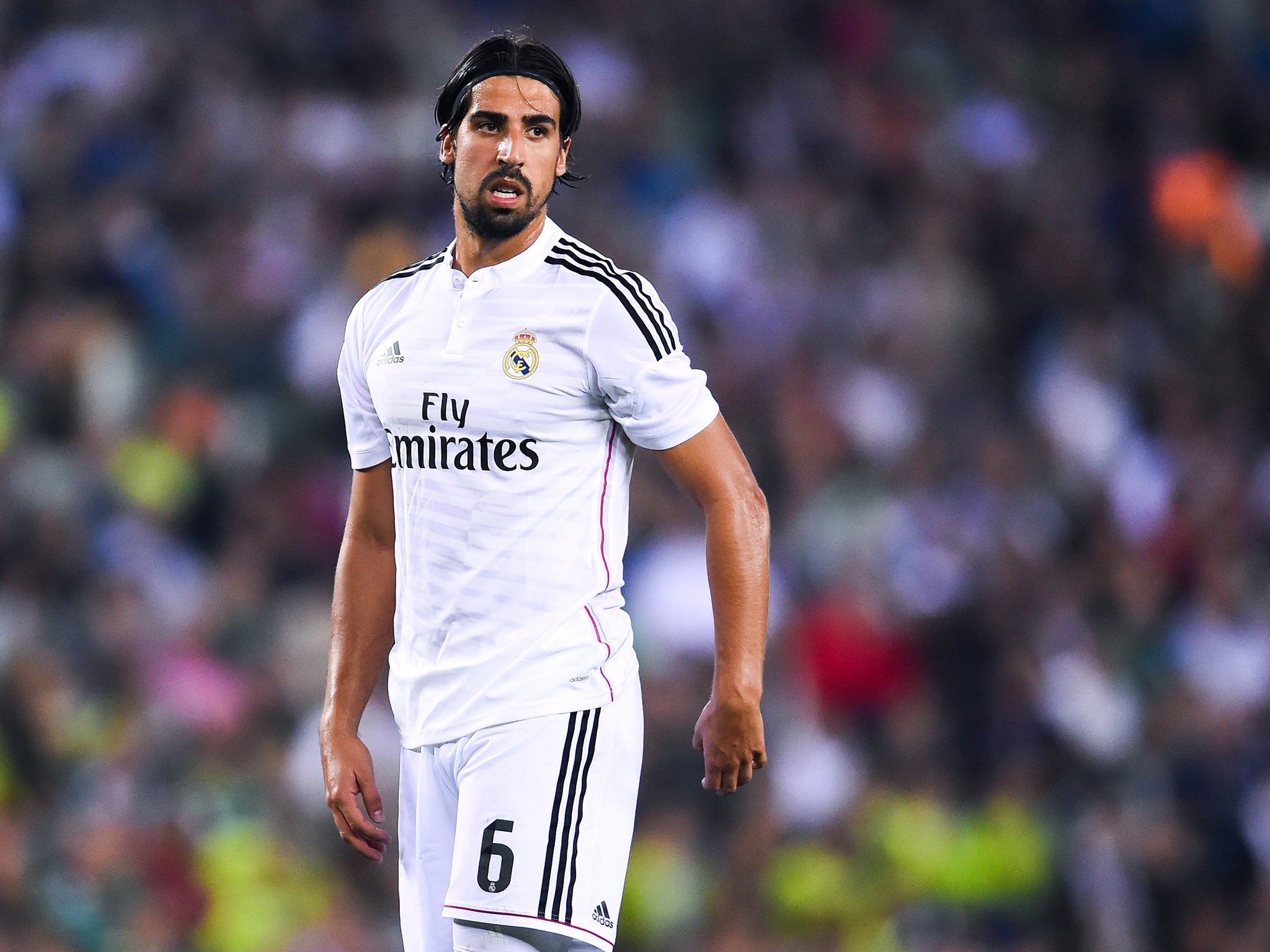 Real Madrid midfielder Sami Khedira