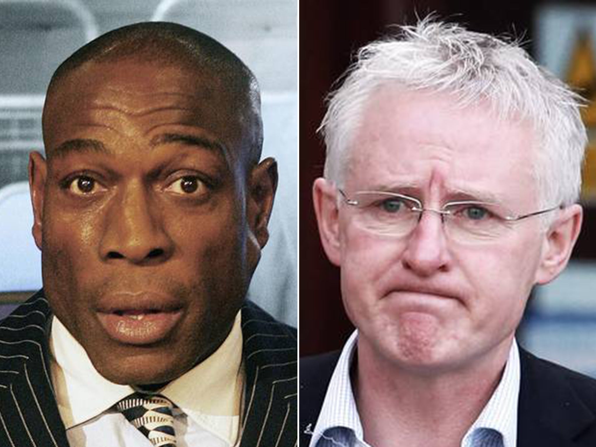 Frank Bruno, left, is endorsing Norman Lamb for the Lib Dem leadership