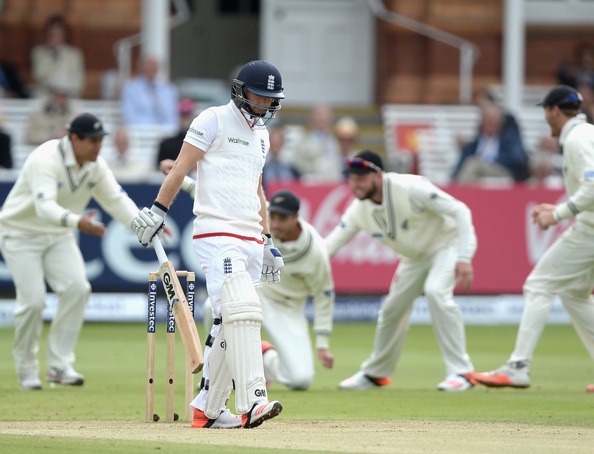 Adam Lyth got out cheaply for the second time on his debut