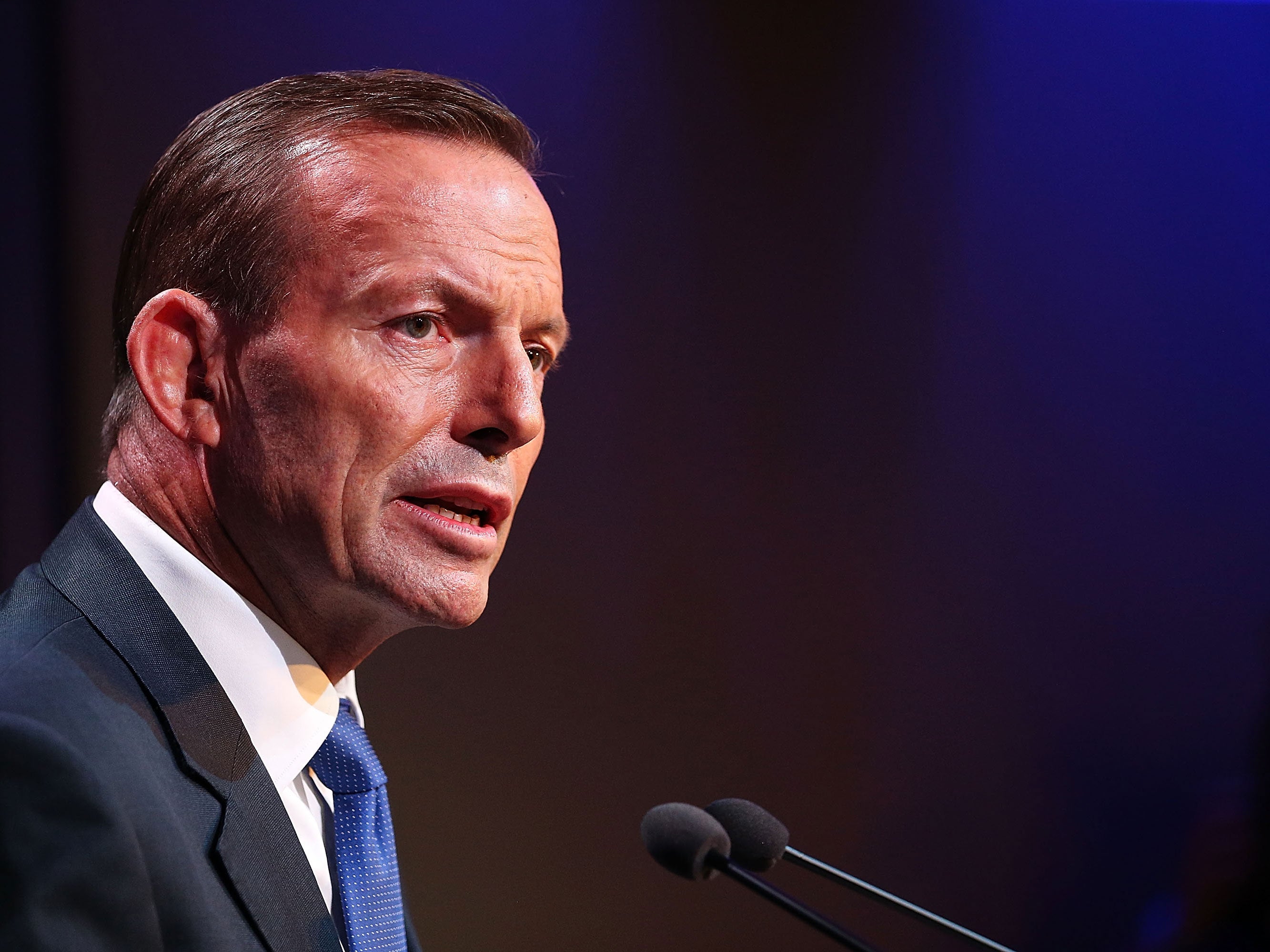 Prime Minister Tony Abbott Announces Changes In National Security Speech