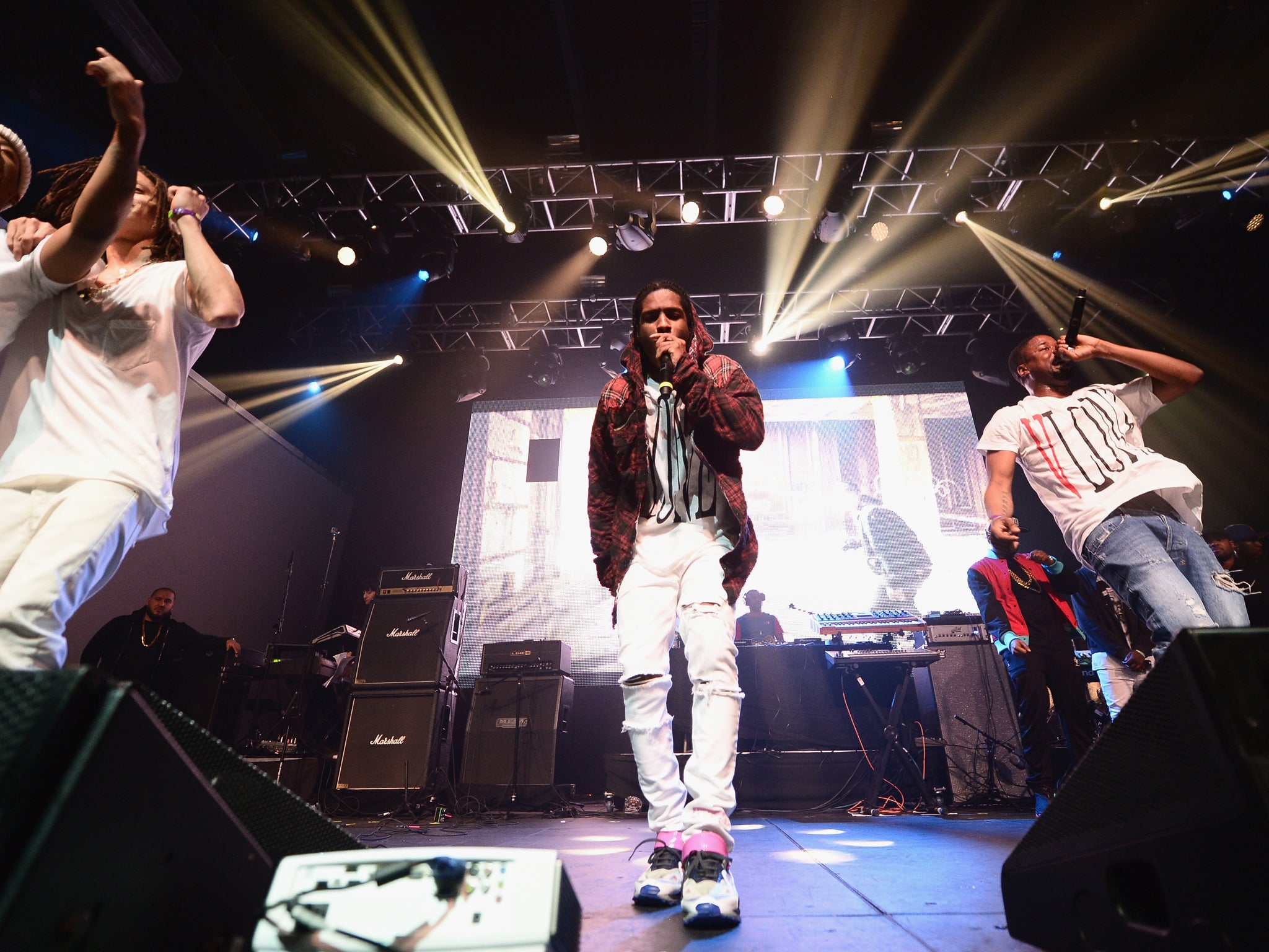 ASAP Rocky performing at SXSW on 24 March, 2015