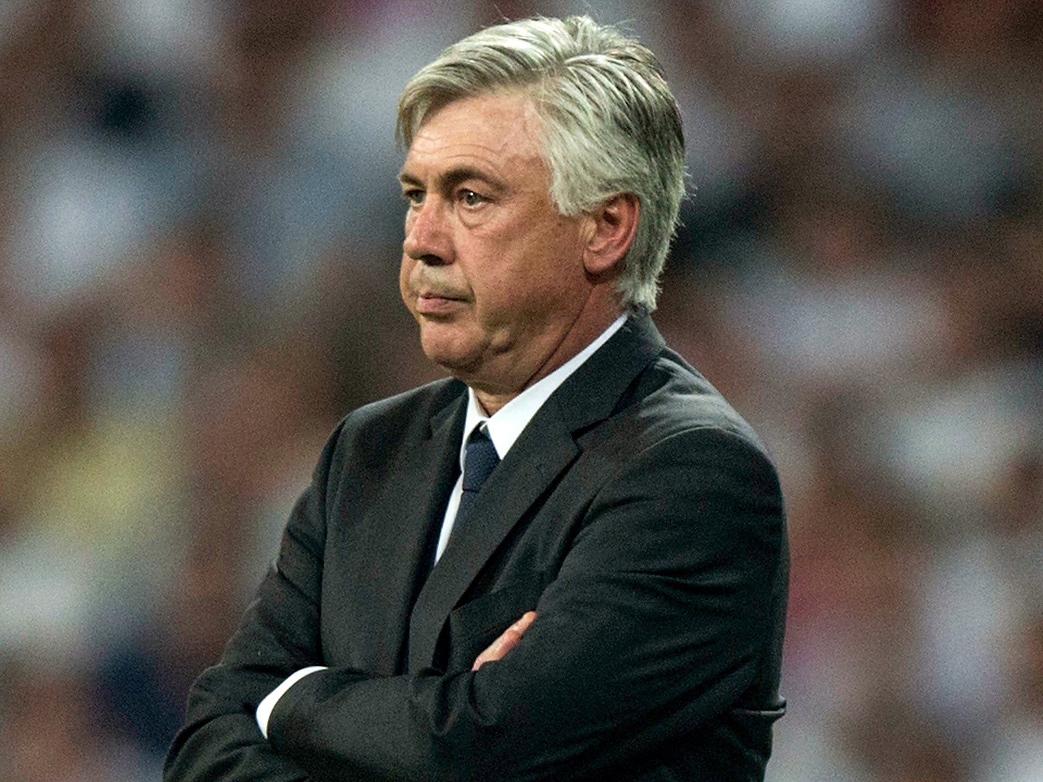 Former Real Madrid and Chelsea manager Carlo Ancelotti