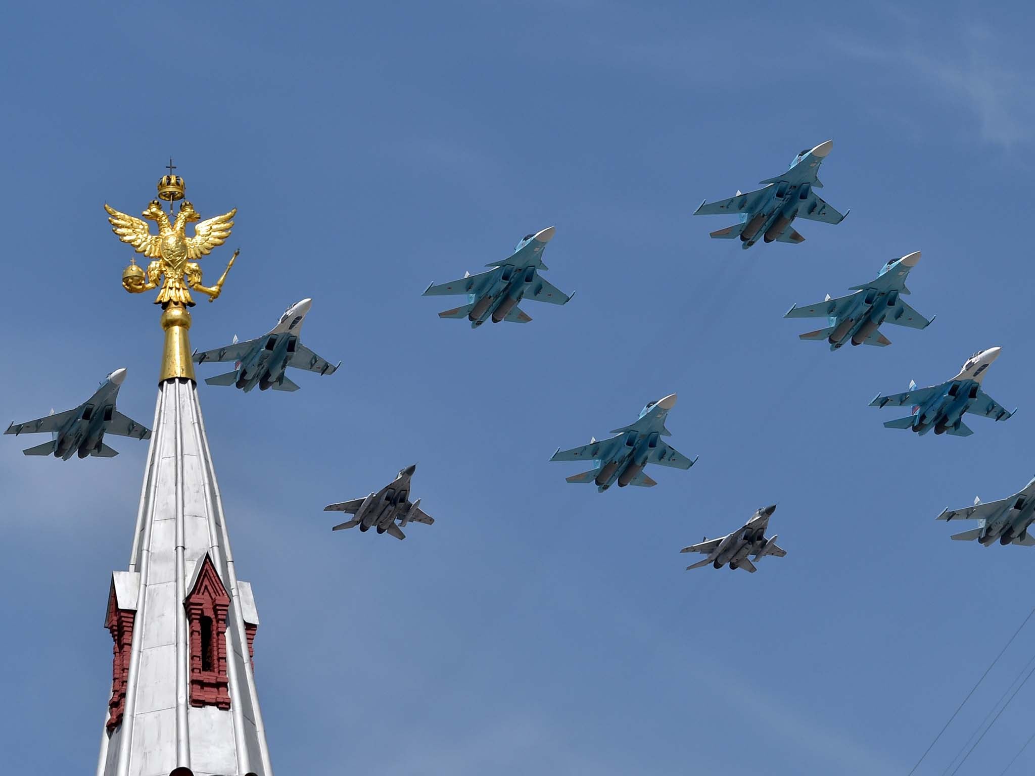 Russian air force jets