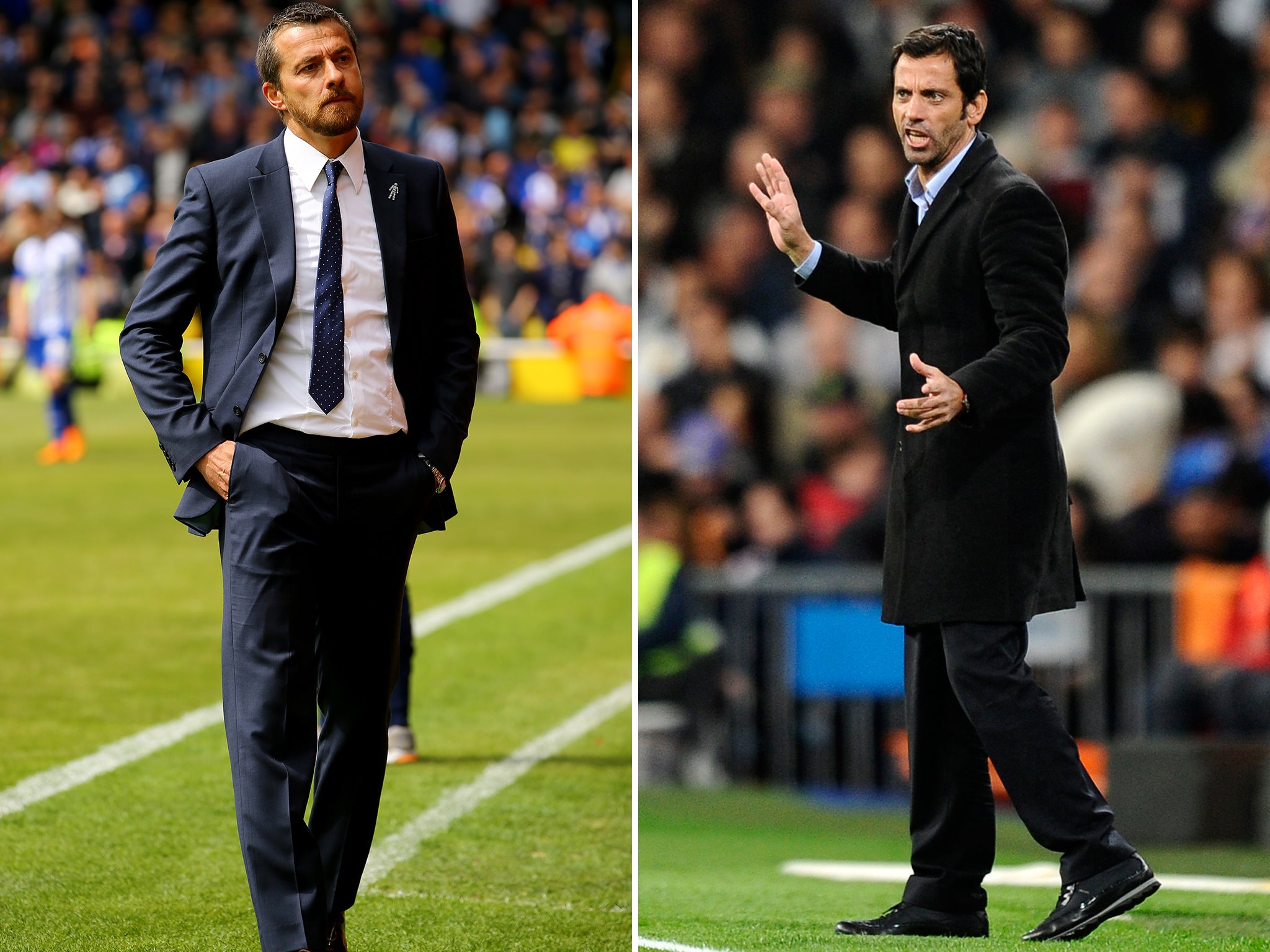 Slavisa Jokanovic and Quique Flores